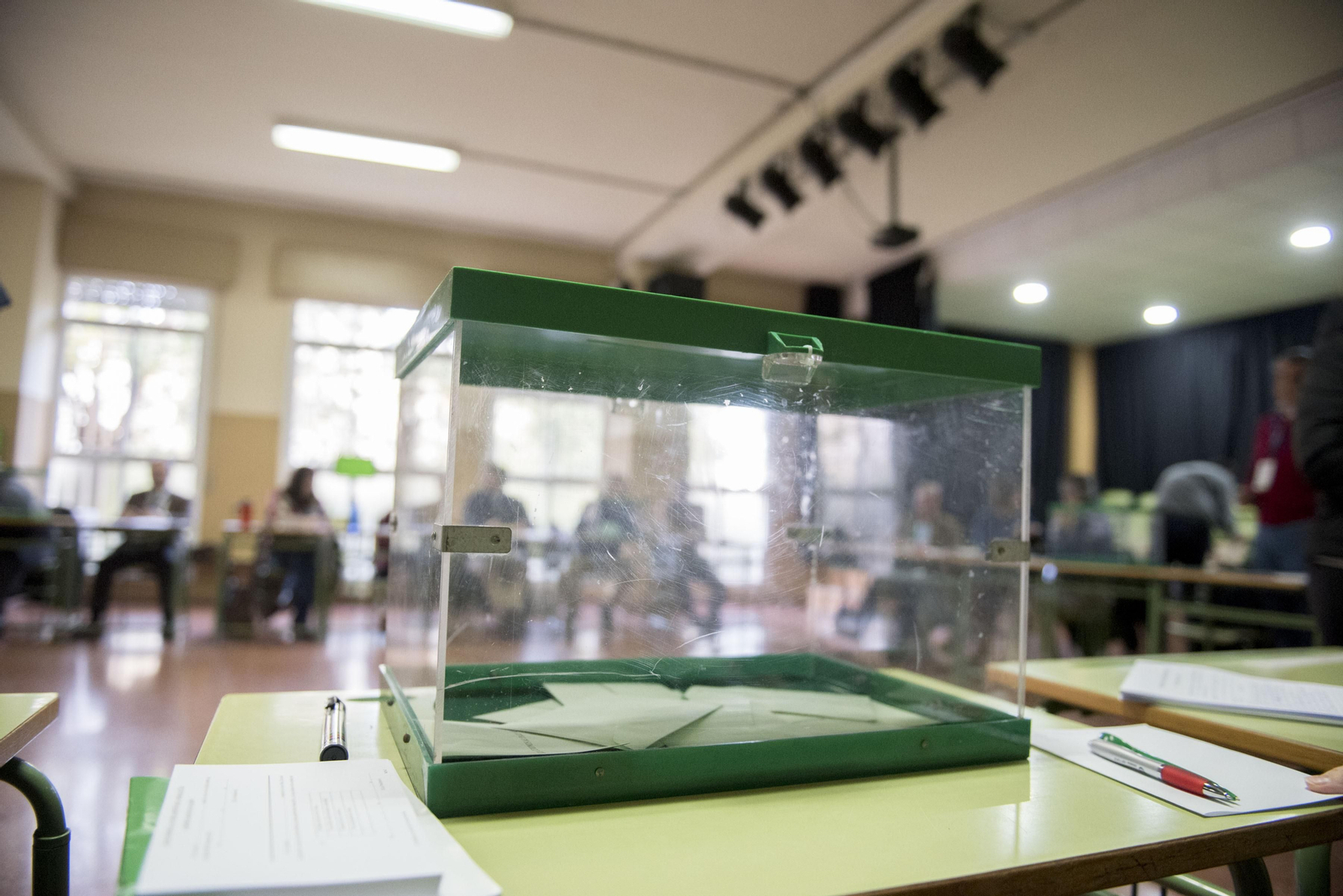 Urna para depositar el voto de cada persona