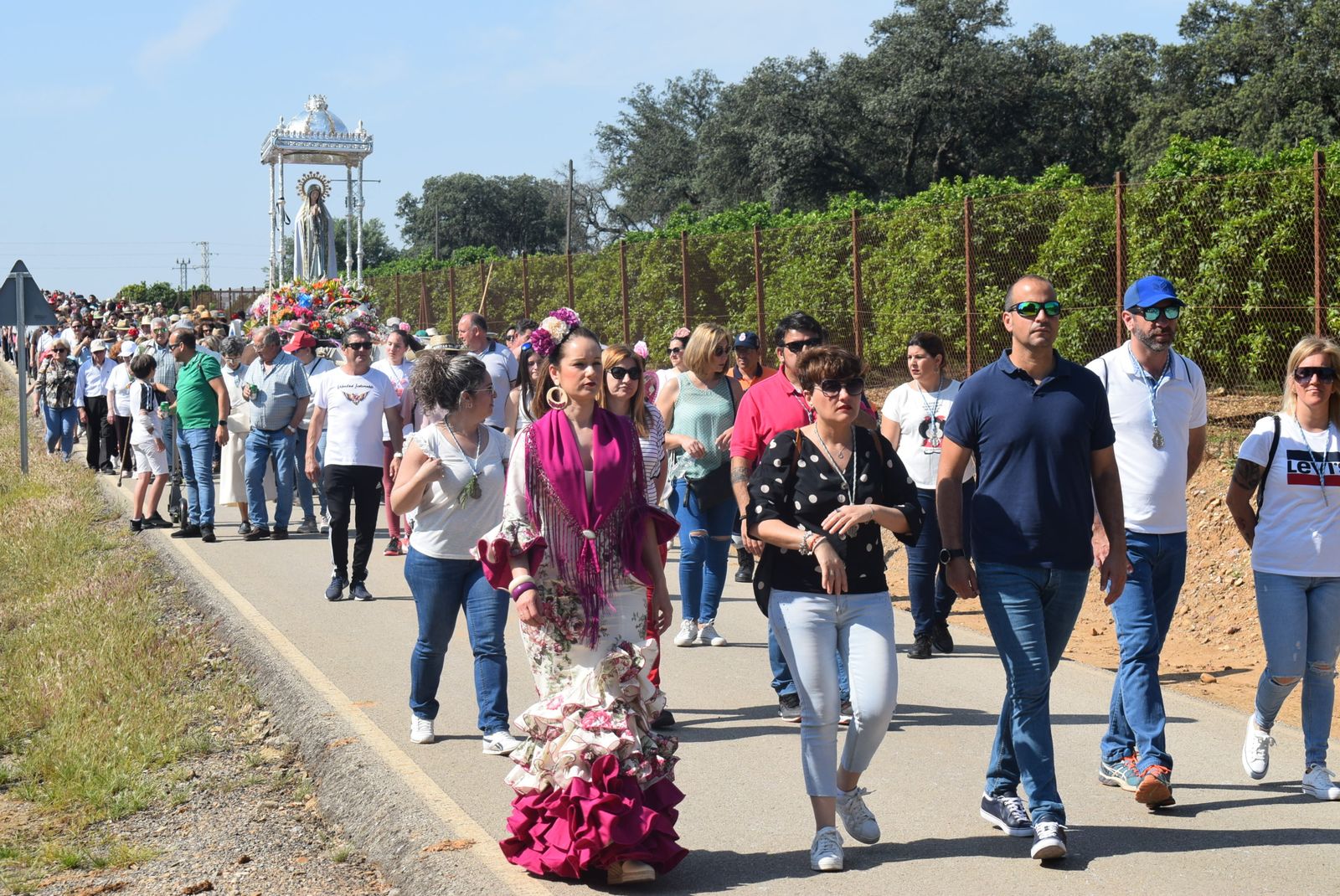 Almodóvar del Río se vuelca con la romería de la Virgen de Fátima