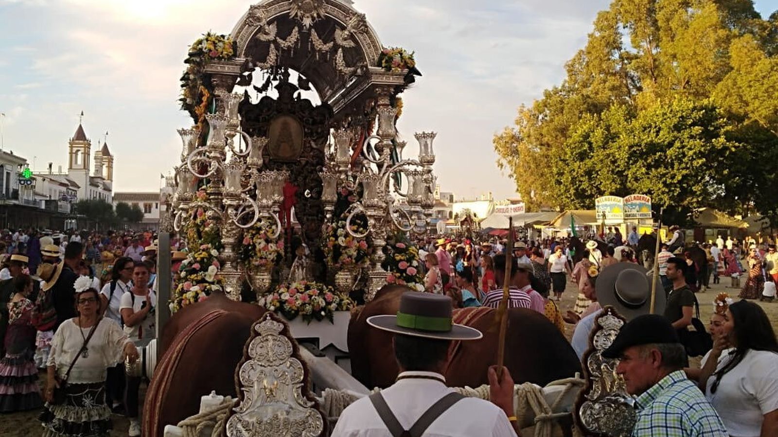 Carreta del Simpecado de la Hermandad del Cerro