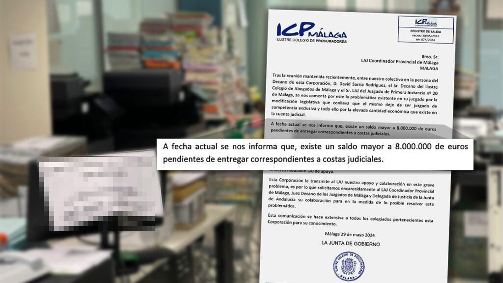 Circular emitida por el Ilustre Colegio de Procuradores de Málaga sobre la situación del juzgado especializado en cláusulas suelo. Circular emitida por el Ilustre Colegio de Procuradores de Málaga sobre la situación del juzgado especializado en cláusulas suelo.