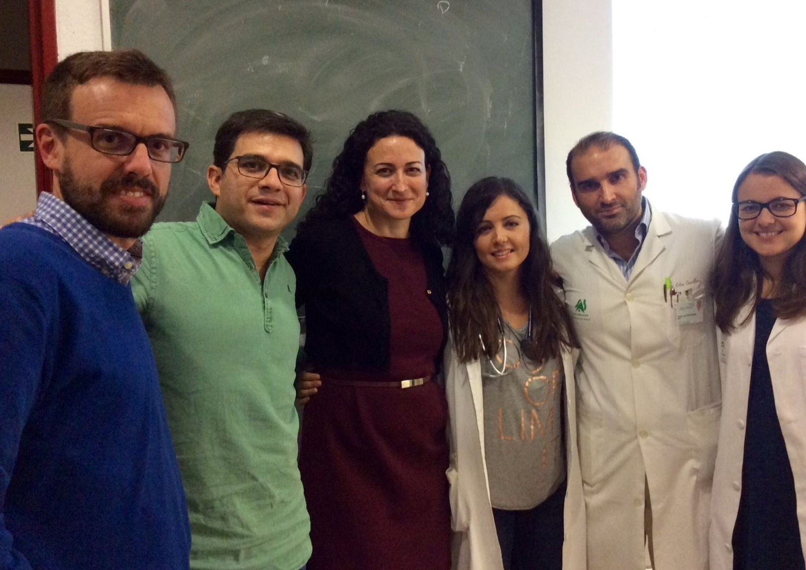 Ponentes del curso de ecocardiografía aplicada.