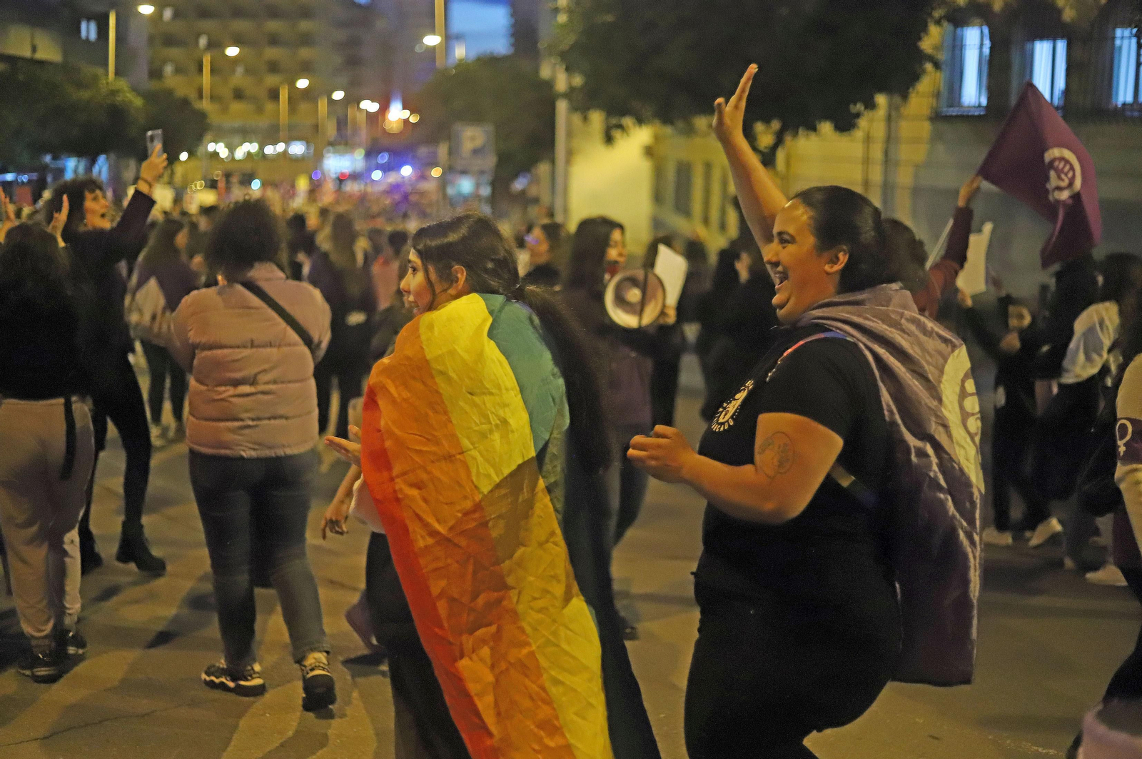 Imágenes de la manifestación del 8 de marzo, Día Internacional de la Mujer