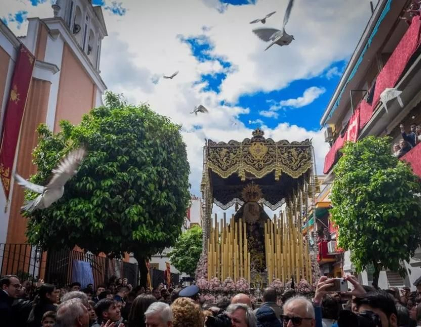 La Virgen de los Dolores el pasado Martes Santo