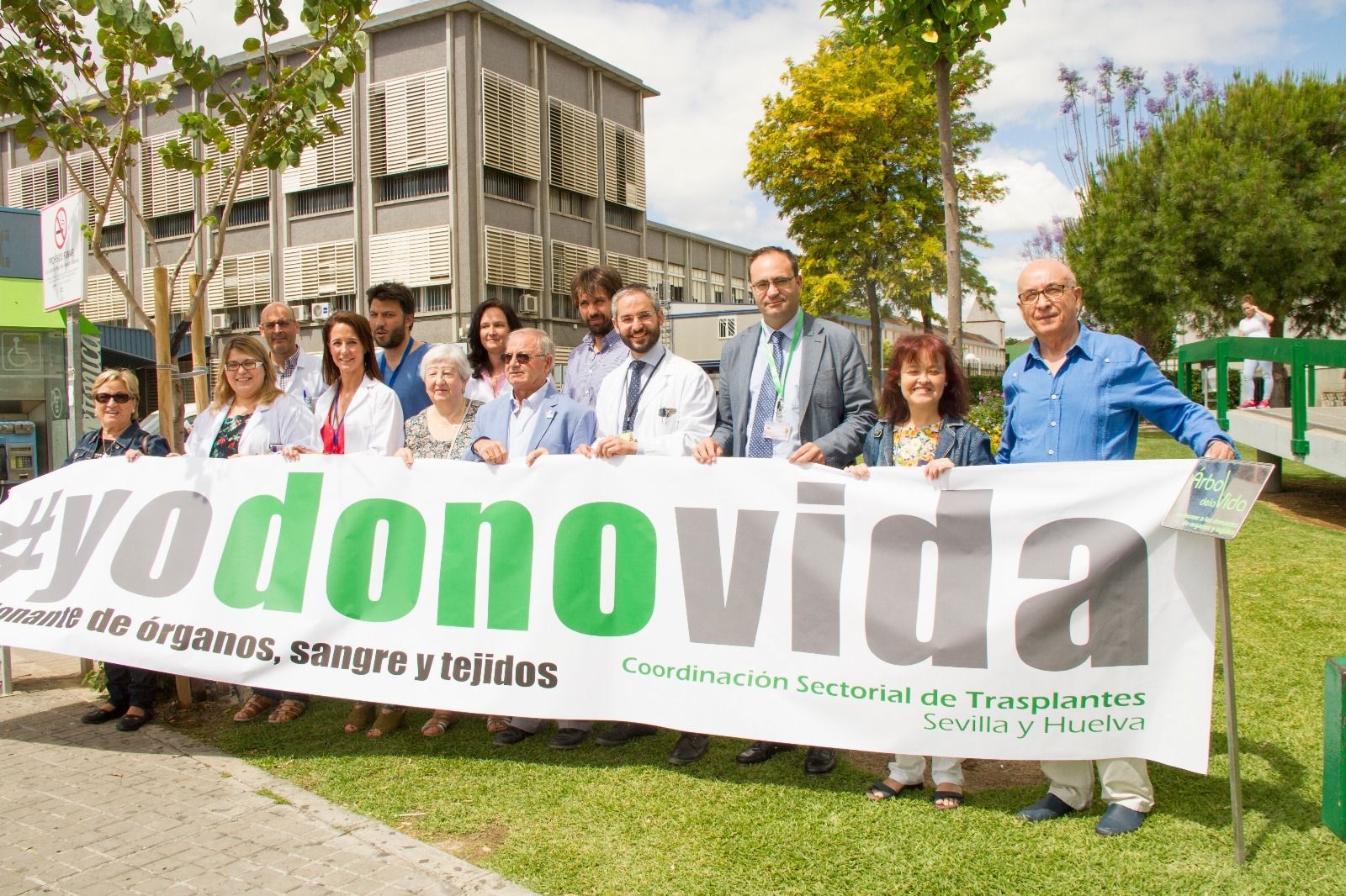 Presentación de los actos del Día del Donante, en el Hospital Virgen Macarena.