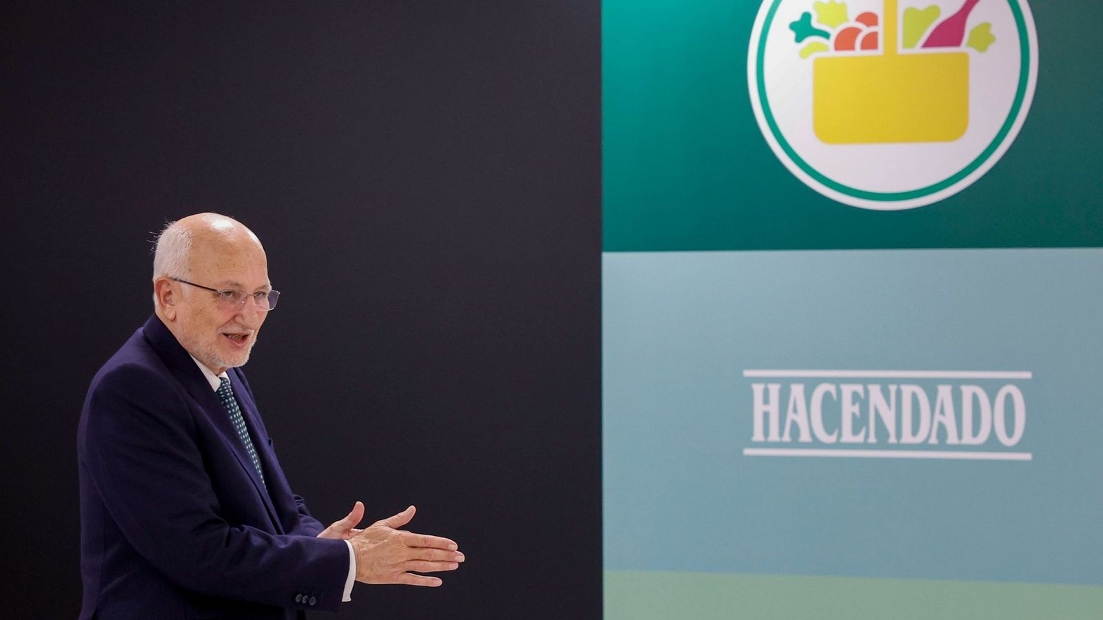 Juan Roig, en su comparecencia de este martes en Valencia.