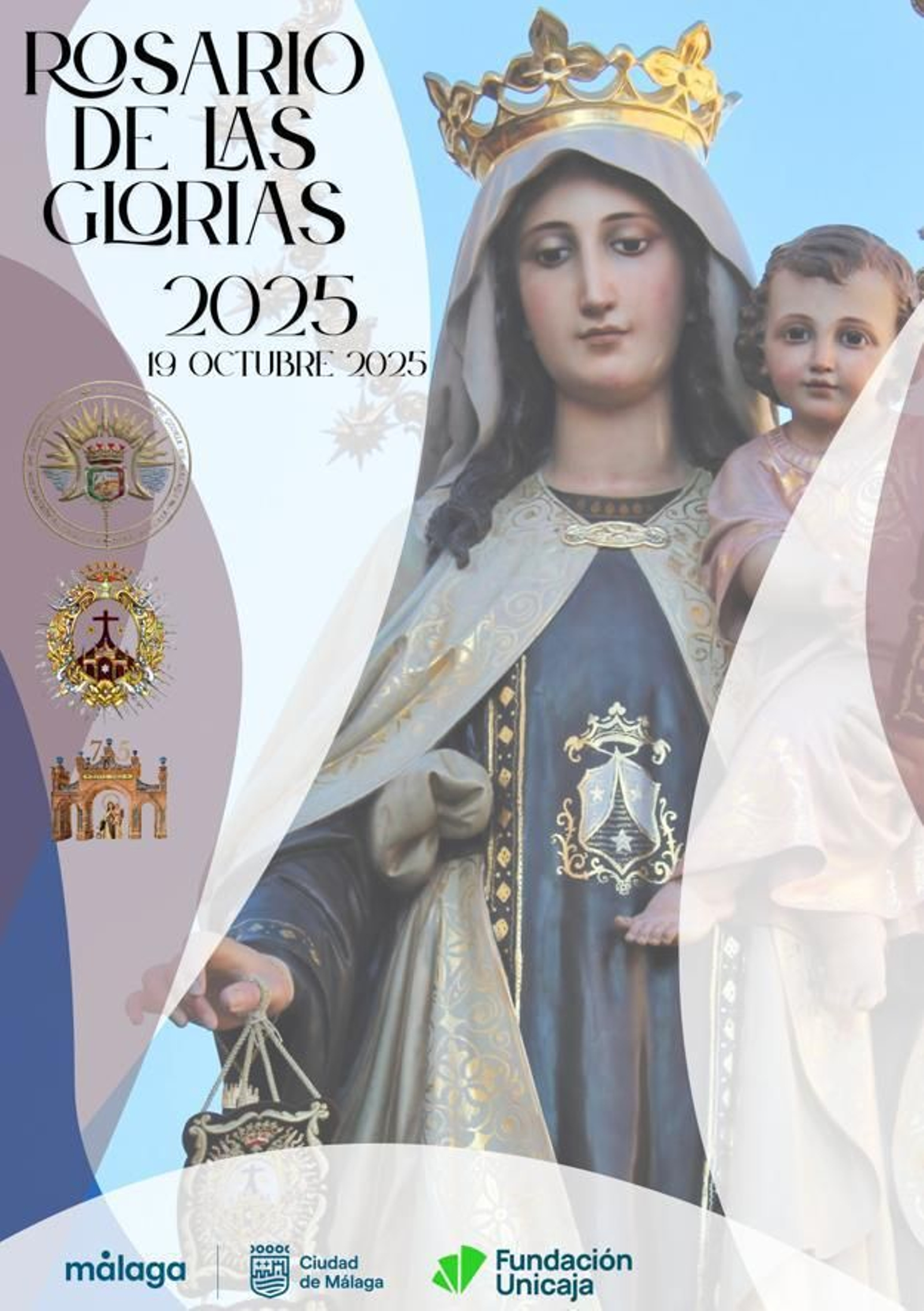 Cartel del Rosario de las Glorias de Málaga. Cartel del Rosario de las Glorias de Málaga.