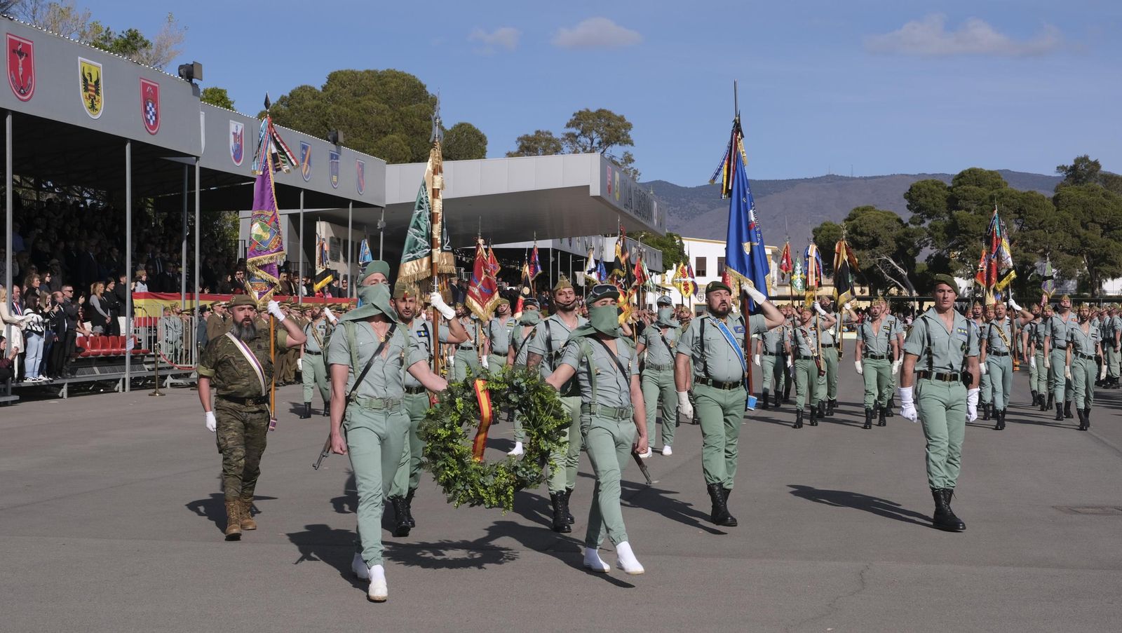 Conmemoración del Combate de Edchera en la Base Álvarez de Sotomayor de La Legión, en imágenes