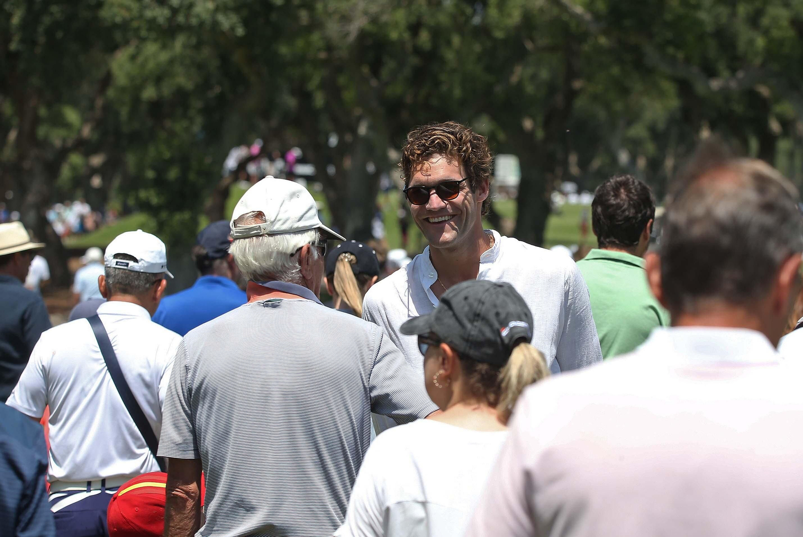 Ambiente durante la primera jornada del LIV Golf Andalucía 2023 en Valderrama
