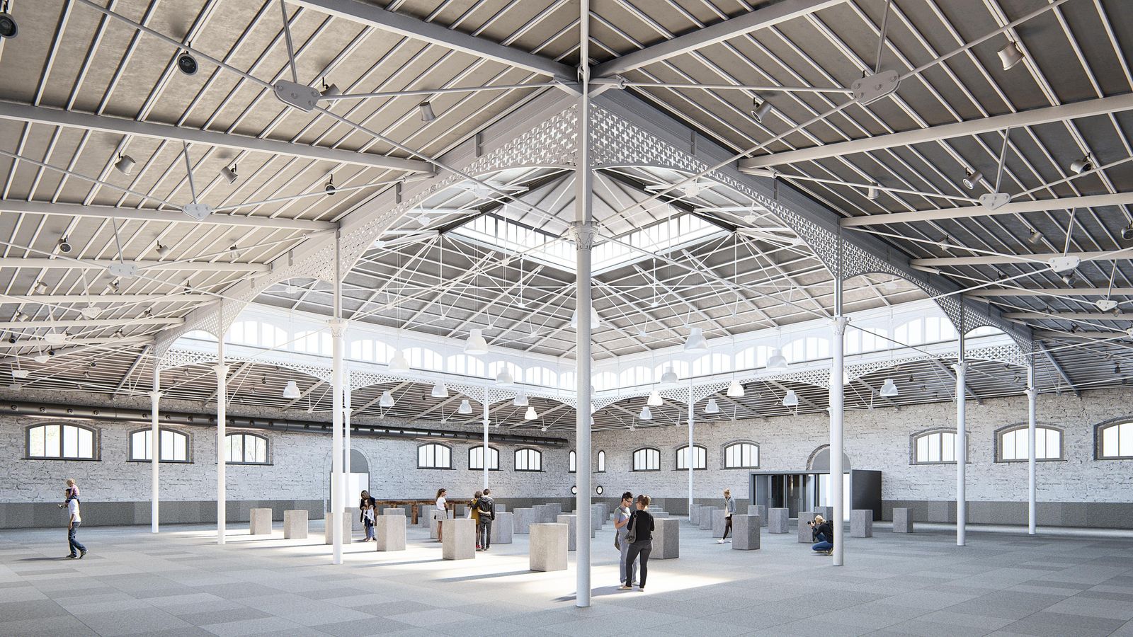 Propuesta de acabo interior, que debe acondicionarse en una segunda fase por definir.