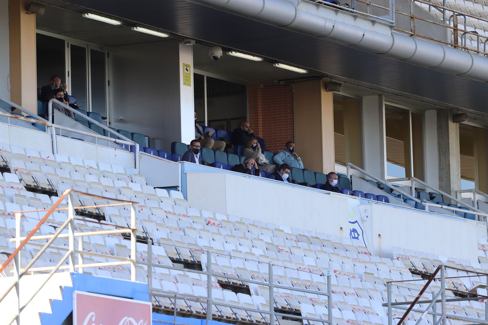 Las imágenes del Nuevo Colombino sin público por las restricciones del coronavirus