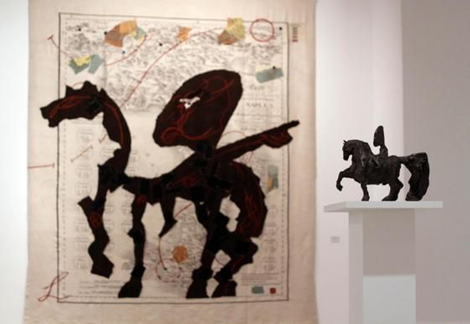 El sudafricano reúne en el CAC sus impactantes tapices en la muestra '¿No se unirá usted al baile?'

Foto: Migue Fernández