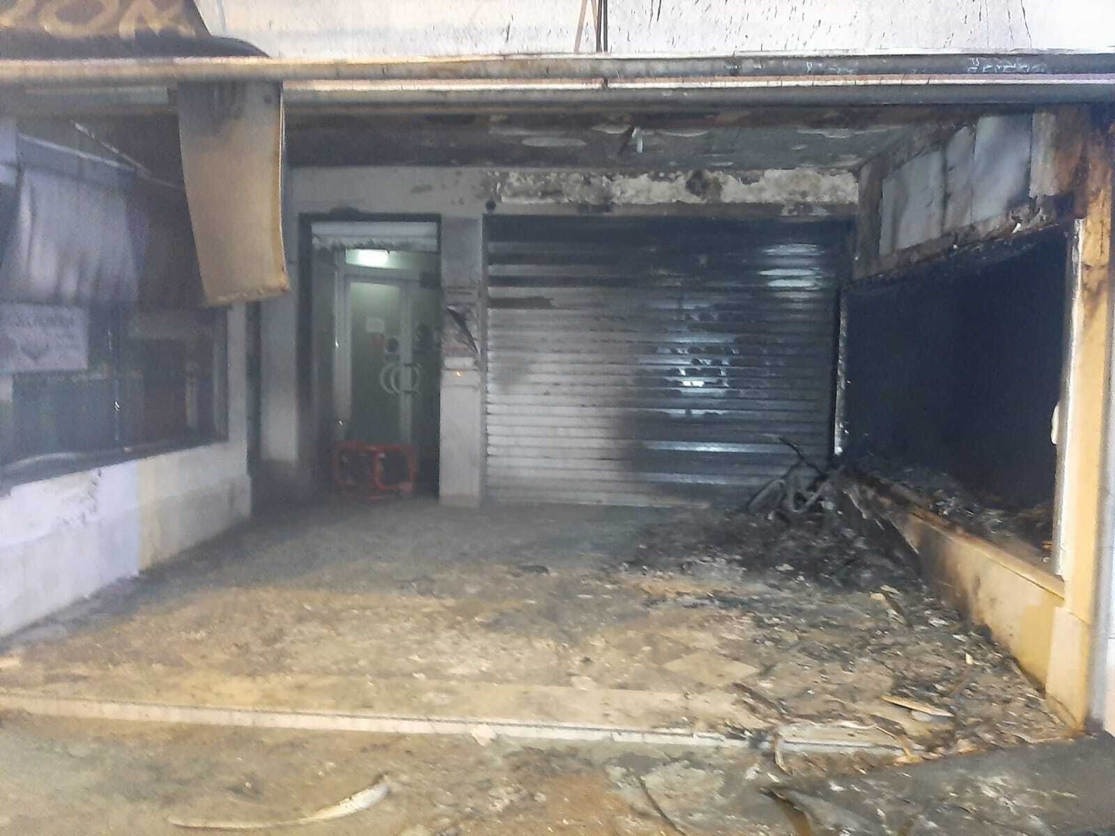 Estado en el que quedó el Pasaje de la Música.