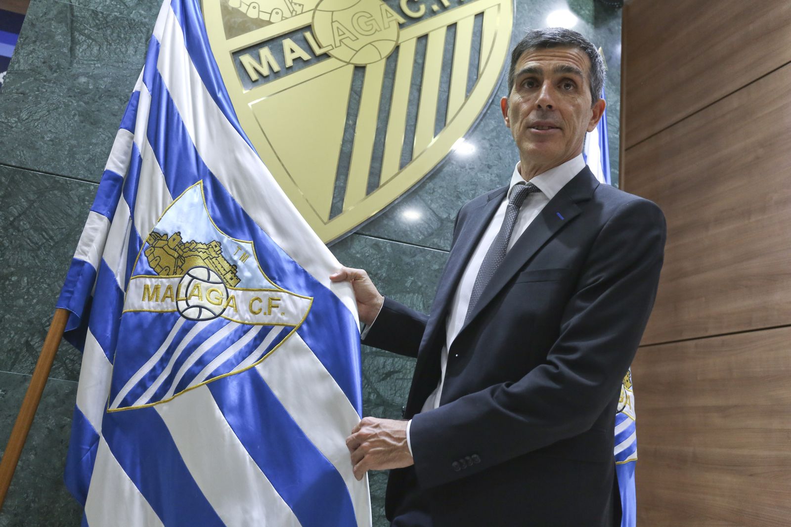 La tercera etapa de Muñiz en el Málaga en fotos