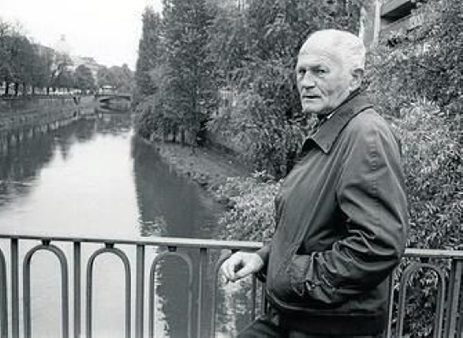 El escritor checo Bohumil Hrabal (Brno, 1914 - Praga, 1997).