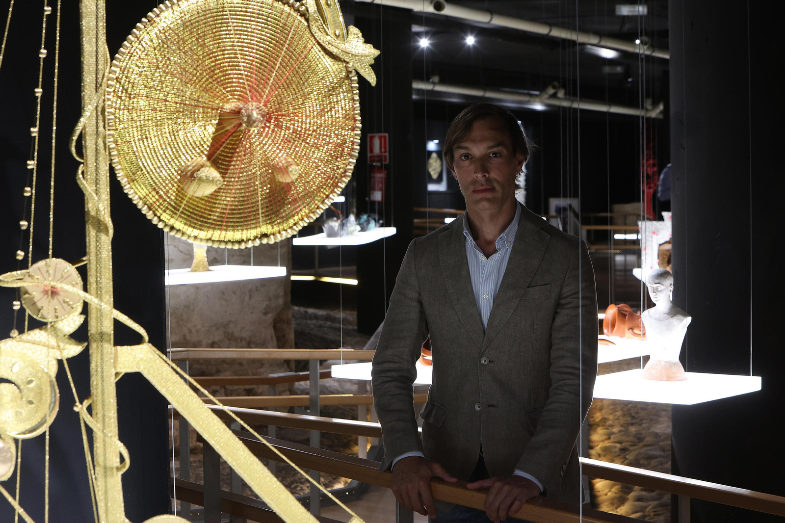 Ramón Vergara, en la exposición 'Maestros del Futuro'.