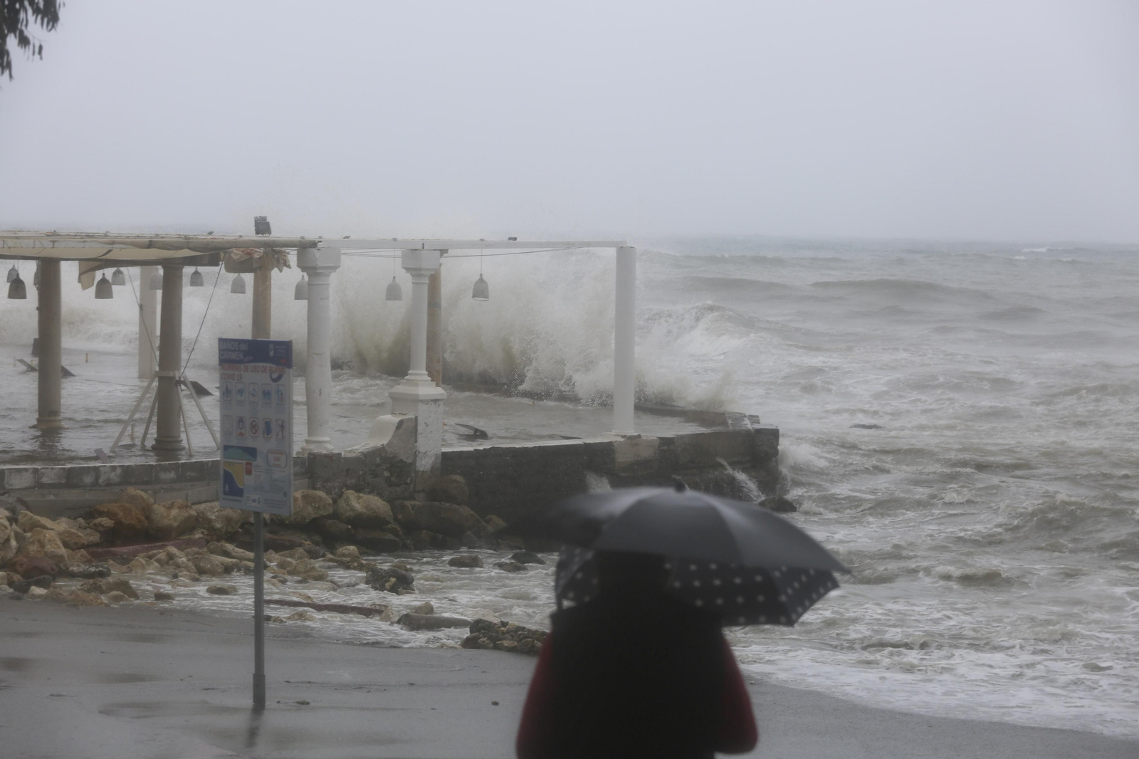 Fotos de las incidencias de la lluvia en Málaga