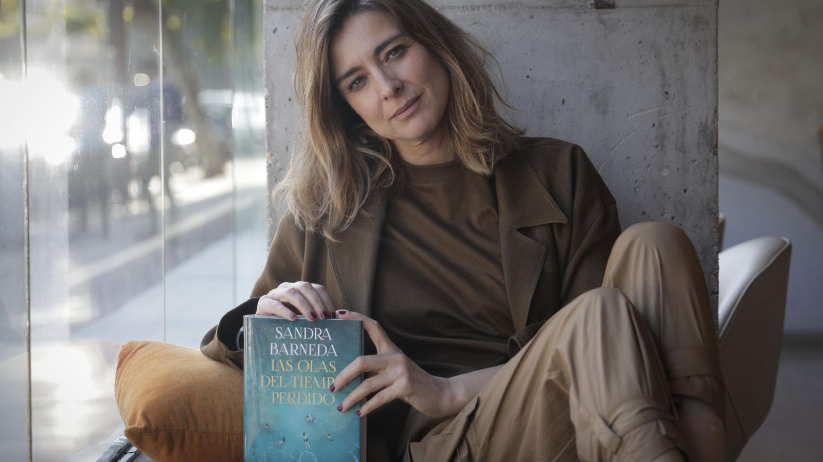 Sandra Barneda, en un momento de la entrevista.