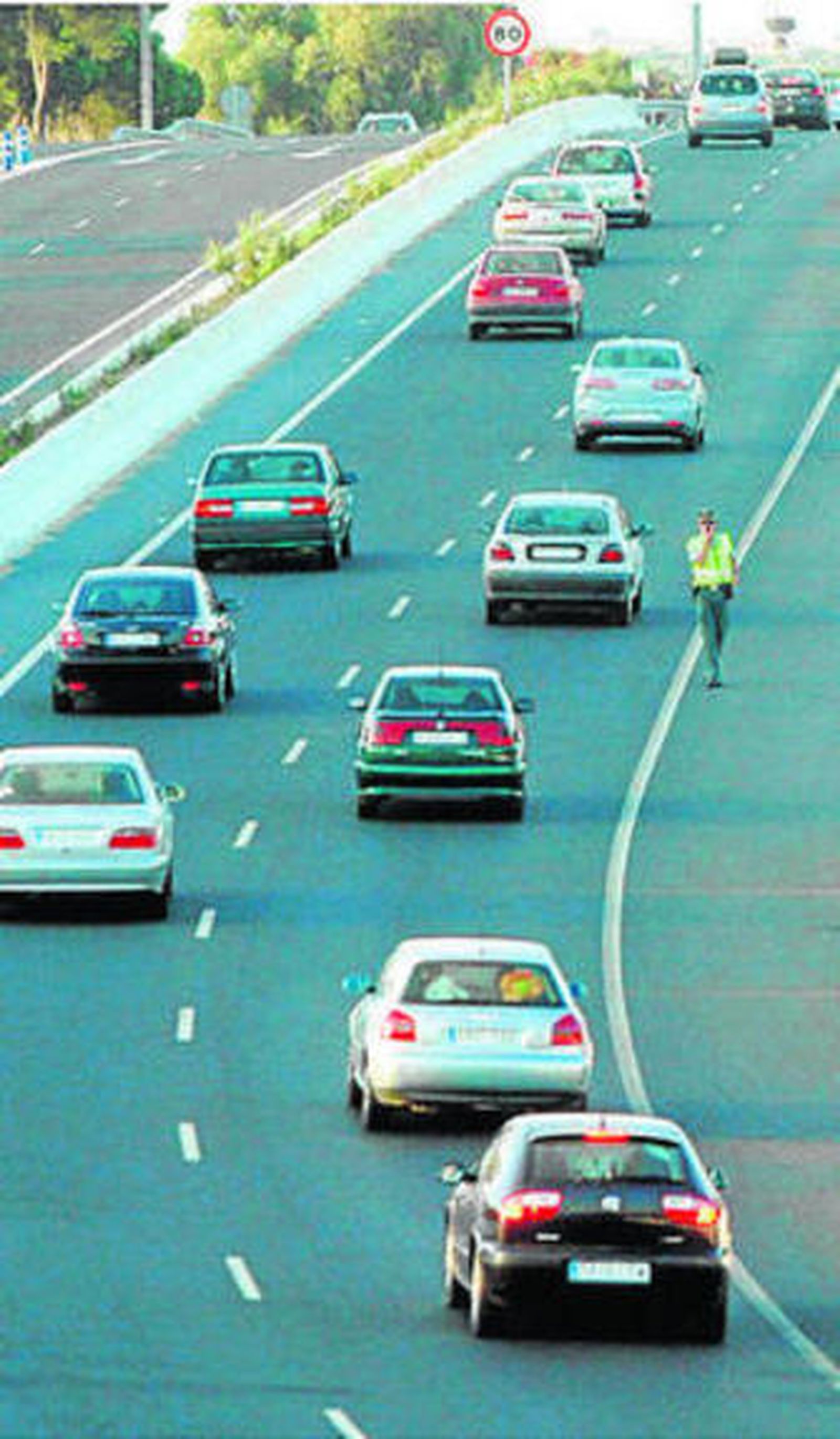 La A-497, Huelva/Punta.