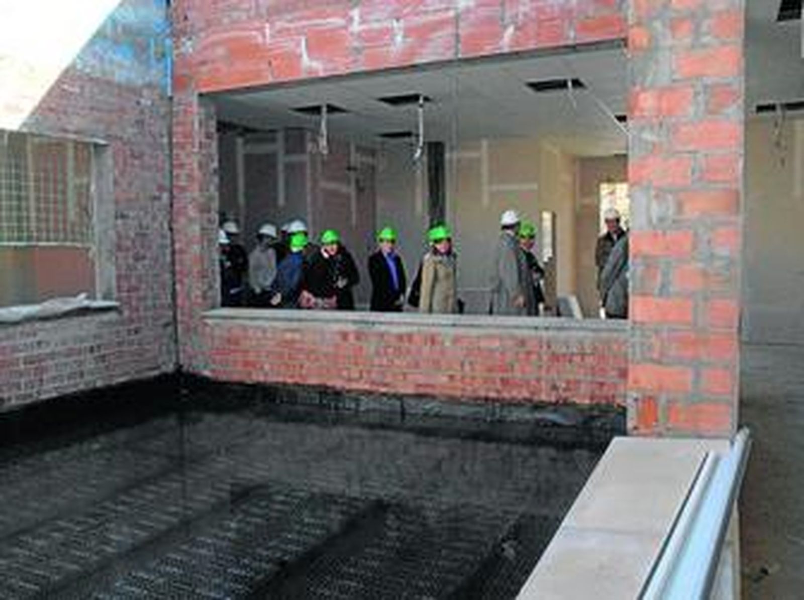 Interior del nuevo centro para Upace que se está construyendo en La Ardila.