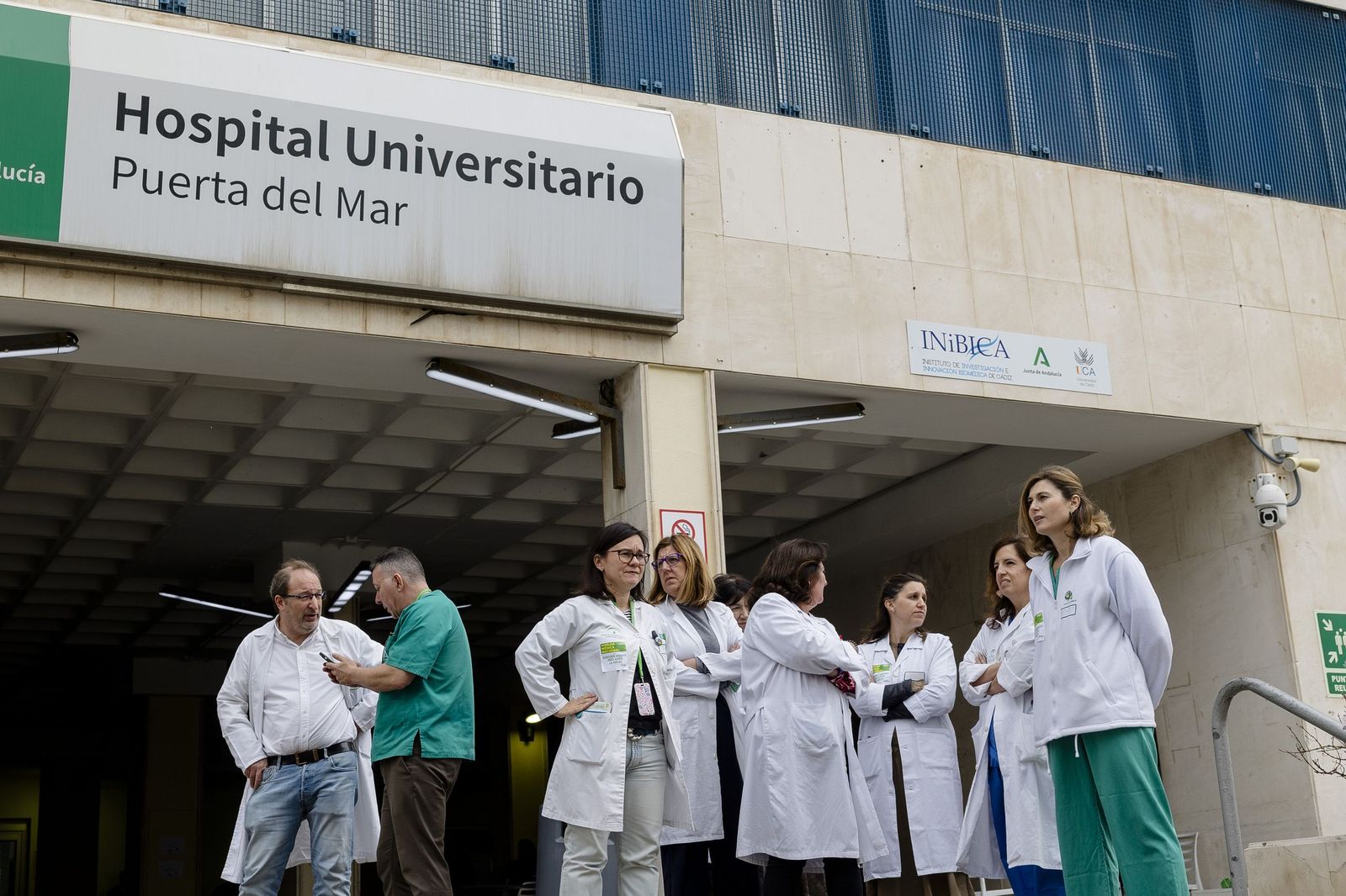 Las imágenes de la manifestación de médicos en Cádiz