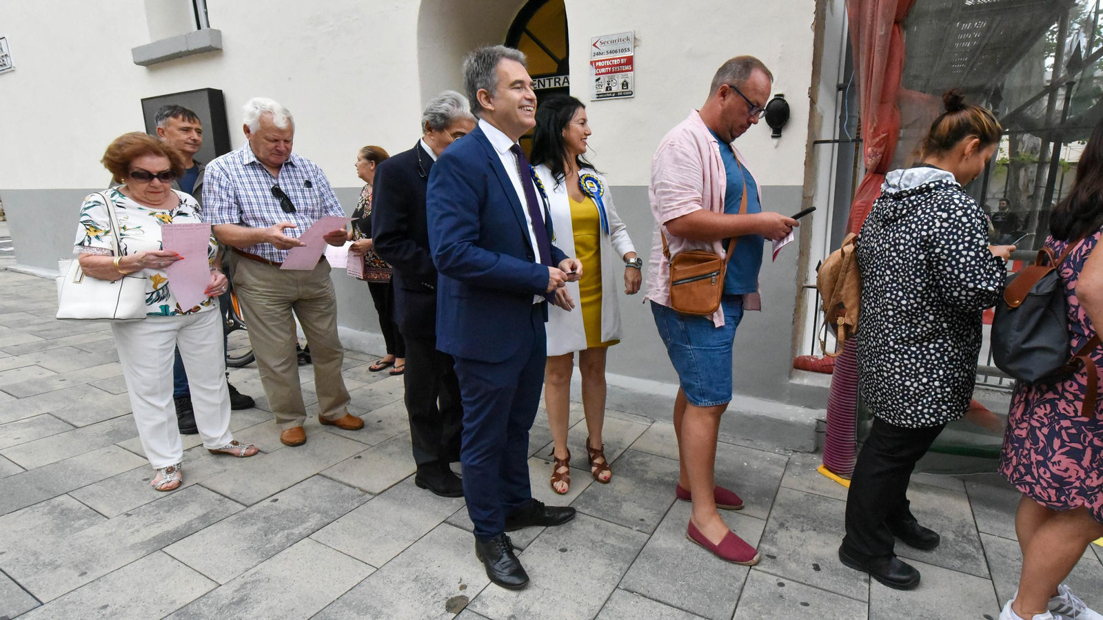 La jornada electoral en Gibraltar, en imágenes