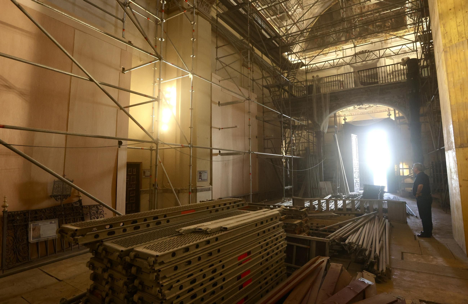 Obras en la Iglesia de La Caridad