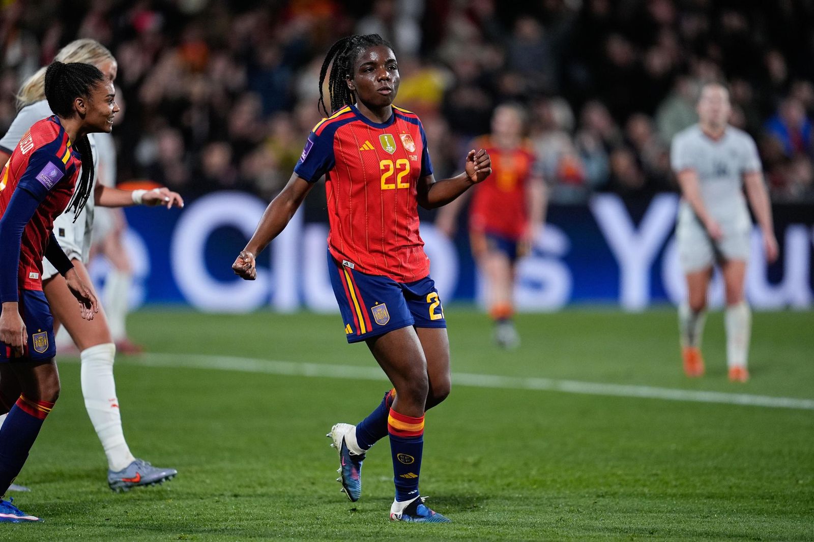 Las fotos del España-Islandia de fútbol femenino