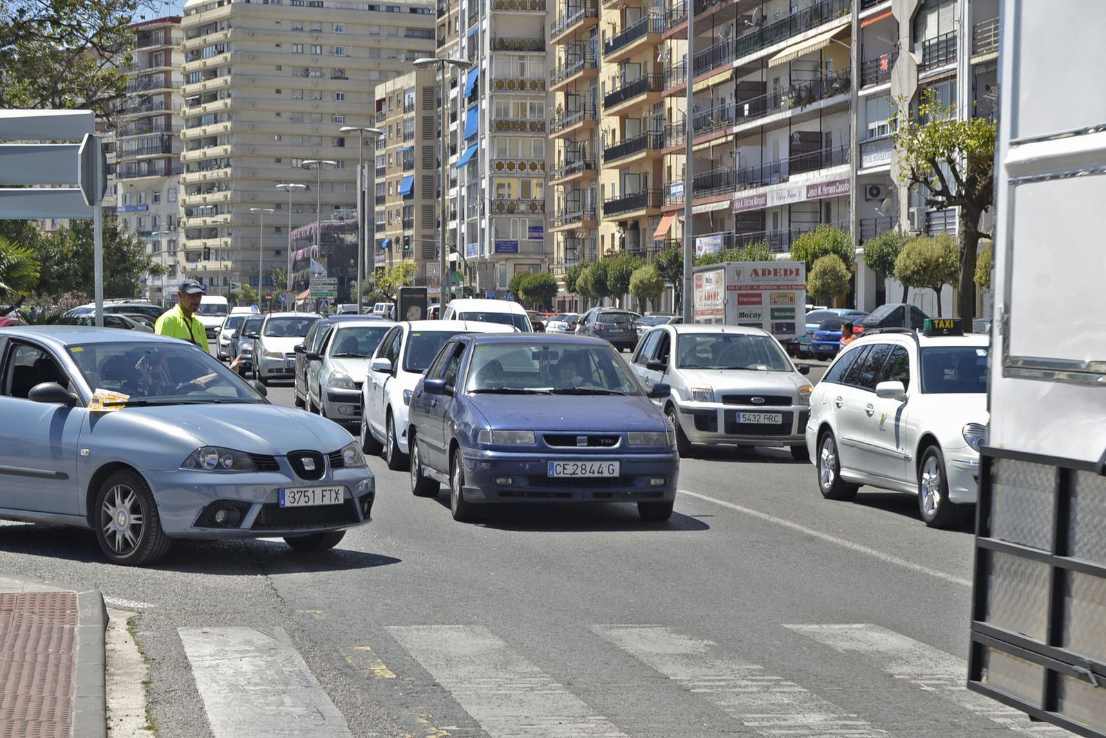 Tráfico en Algeciras.
