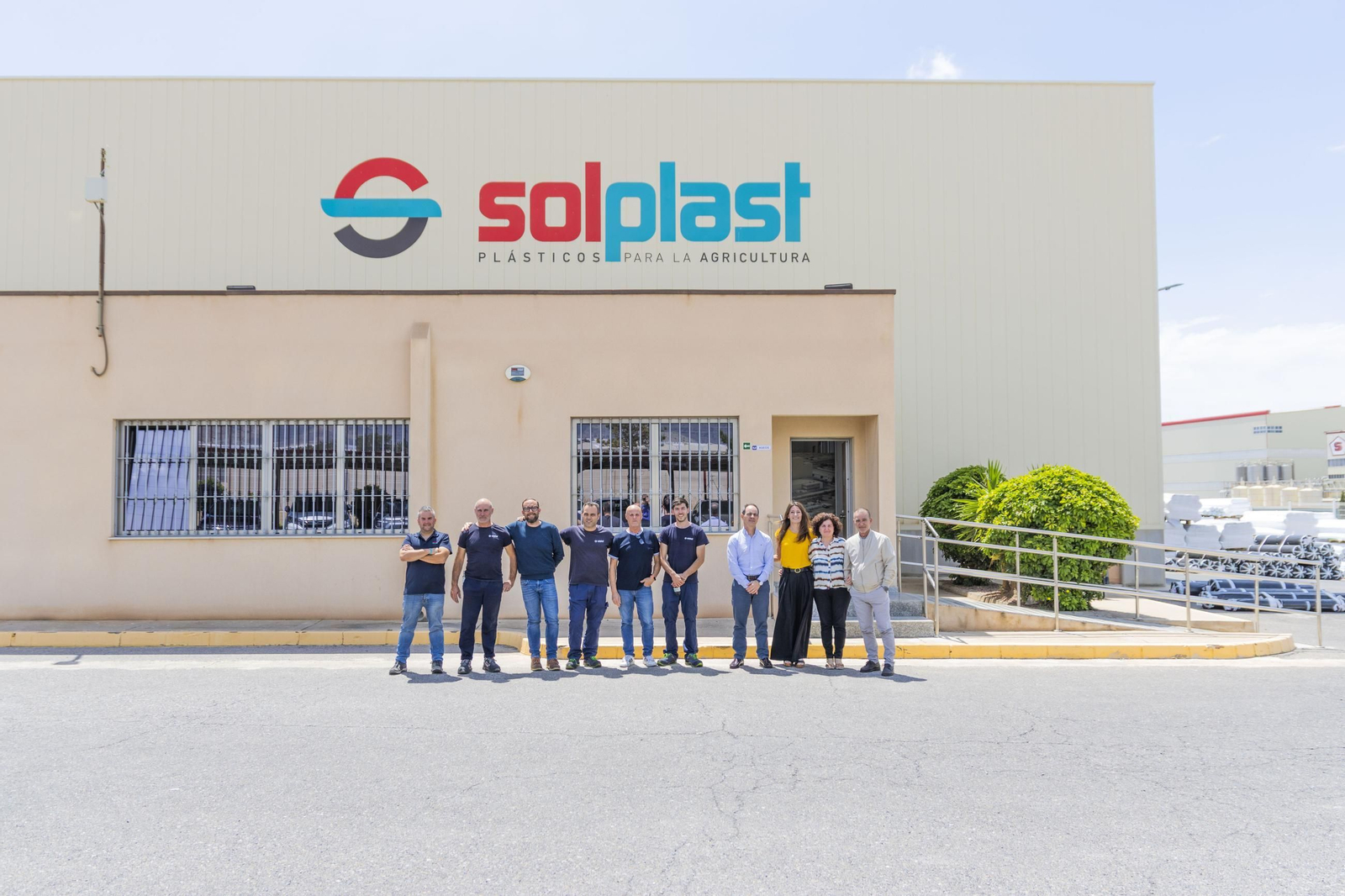 Trabajadores de Solplast.