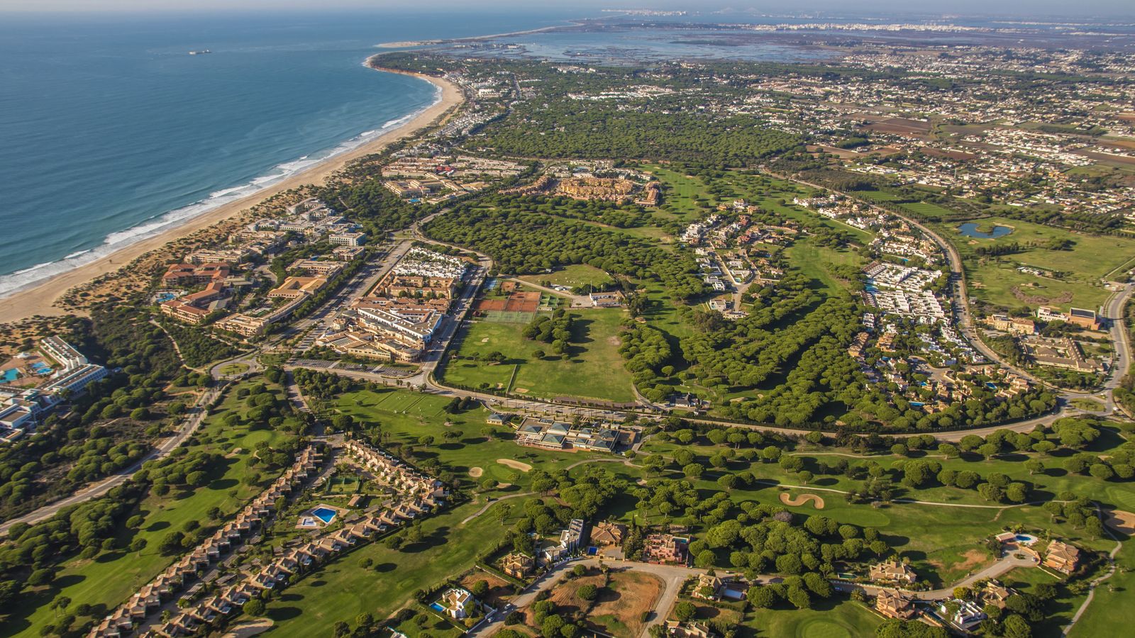 Vista aérea de Novo Sancti Petri.