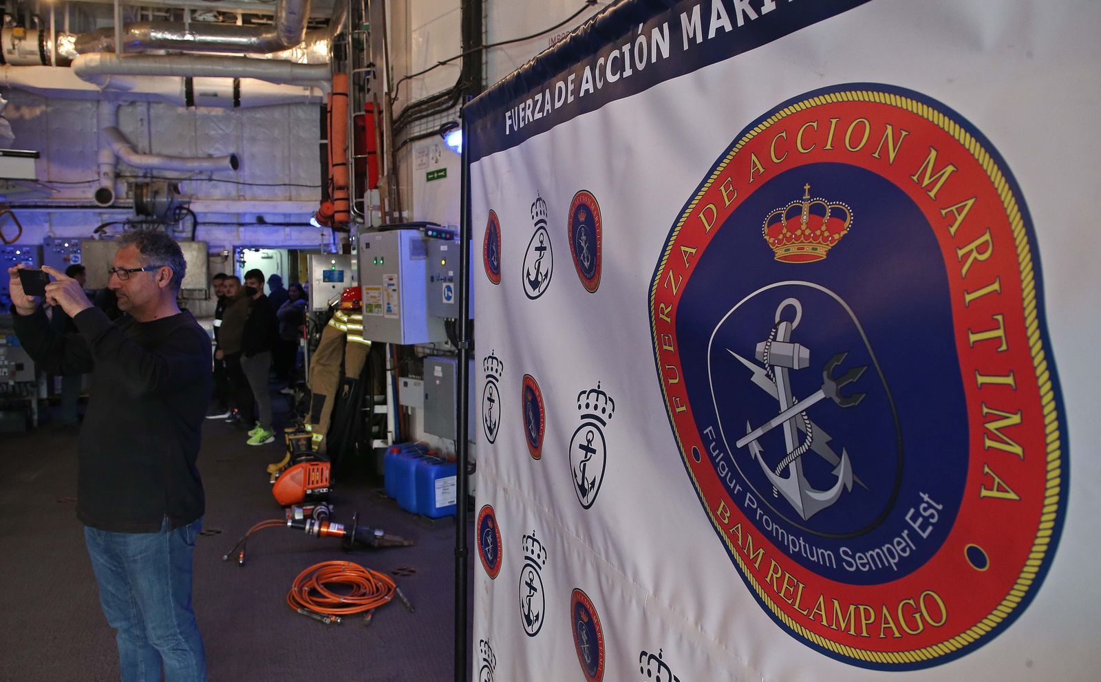 Fotos del Buque de Acción Marítima 'Relámpago' de la Armada Española en Algeciras