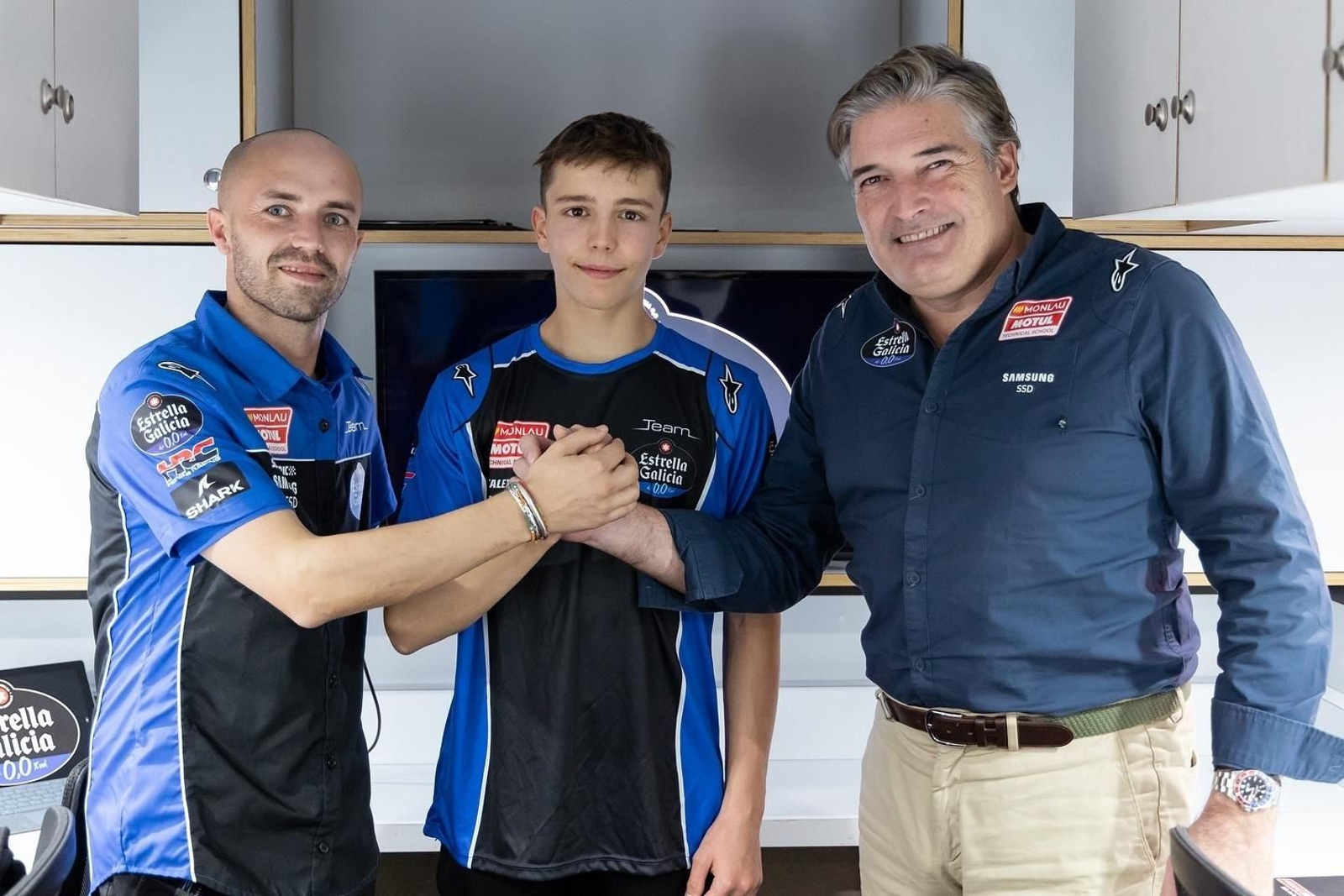 El piloto Jesús Torres tras los pasos de Alex y Marc Marquez