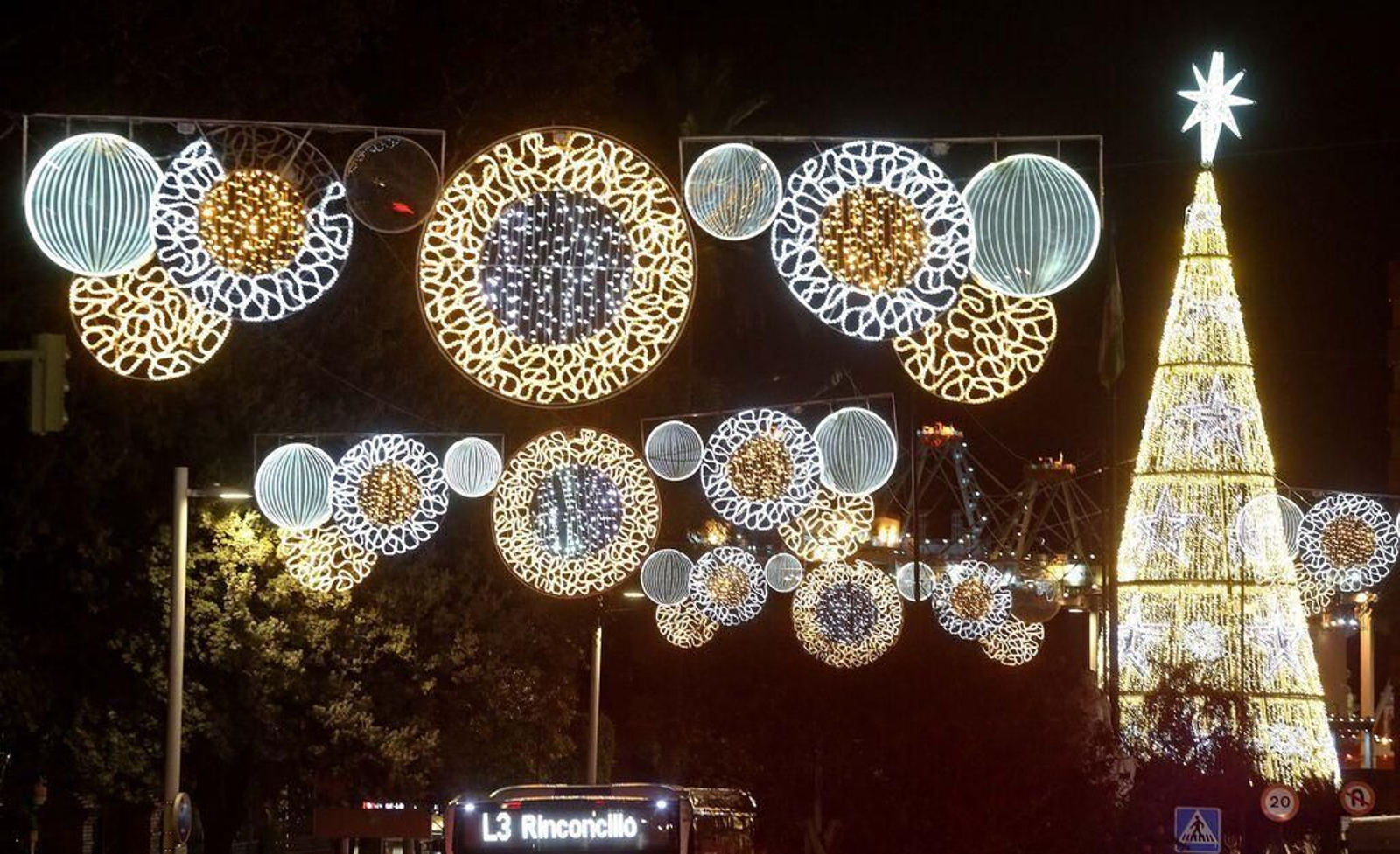 Alumbrado navideño de Algeciras.