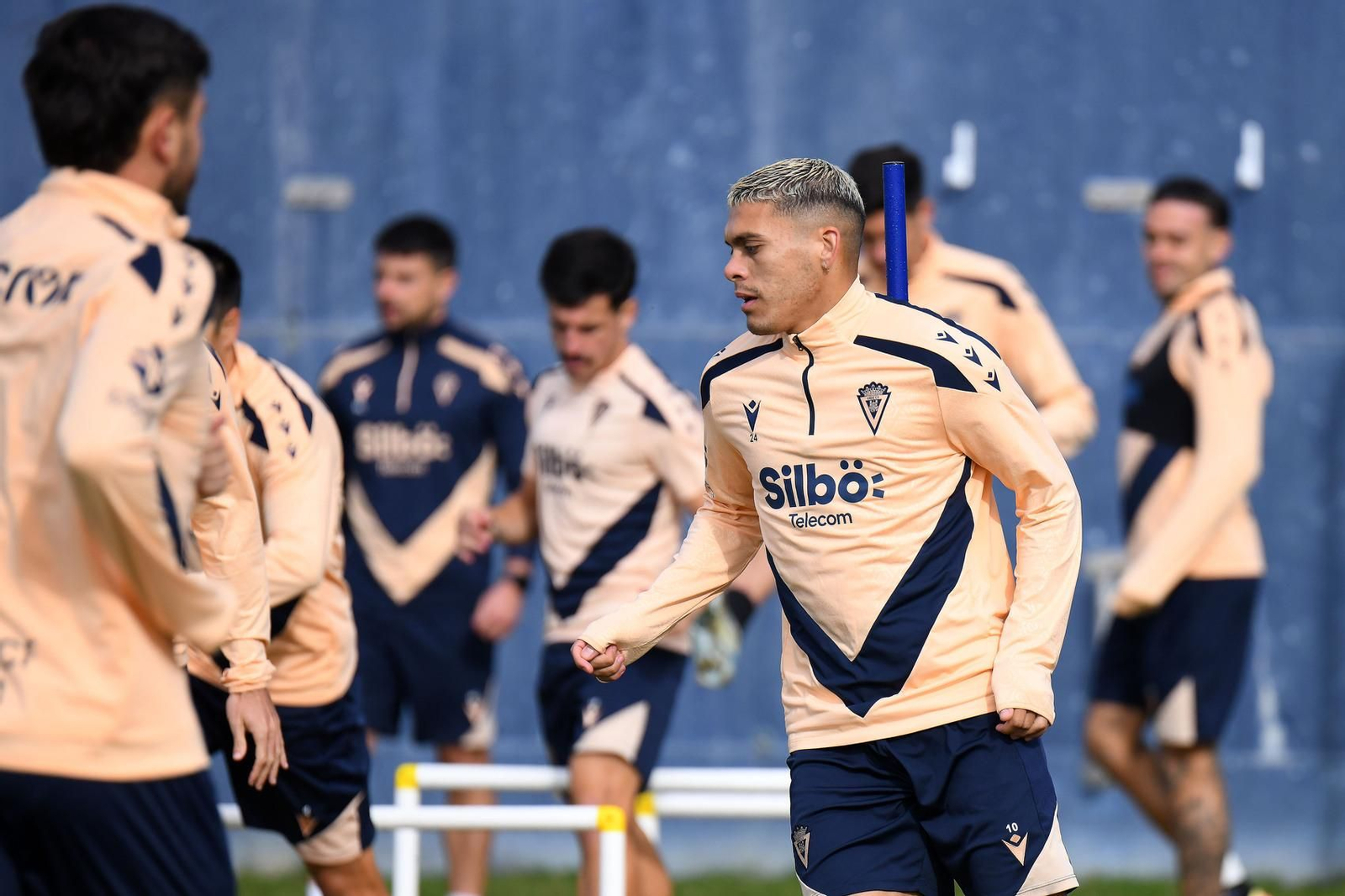 Brian Ocampo en un entrenamiento.