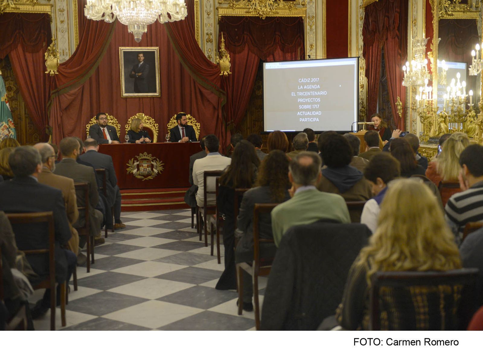El acto de presentación de las actividades del Tricentenario se celebró en la Diputación Provincial.