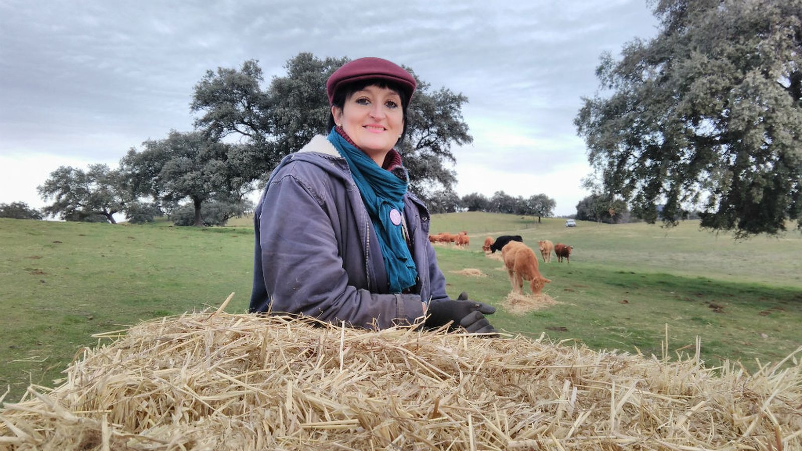 Nieves, ganadera de Cazalla de la Sierra