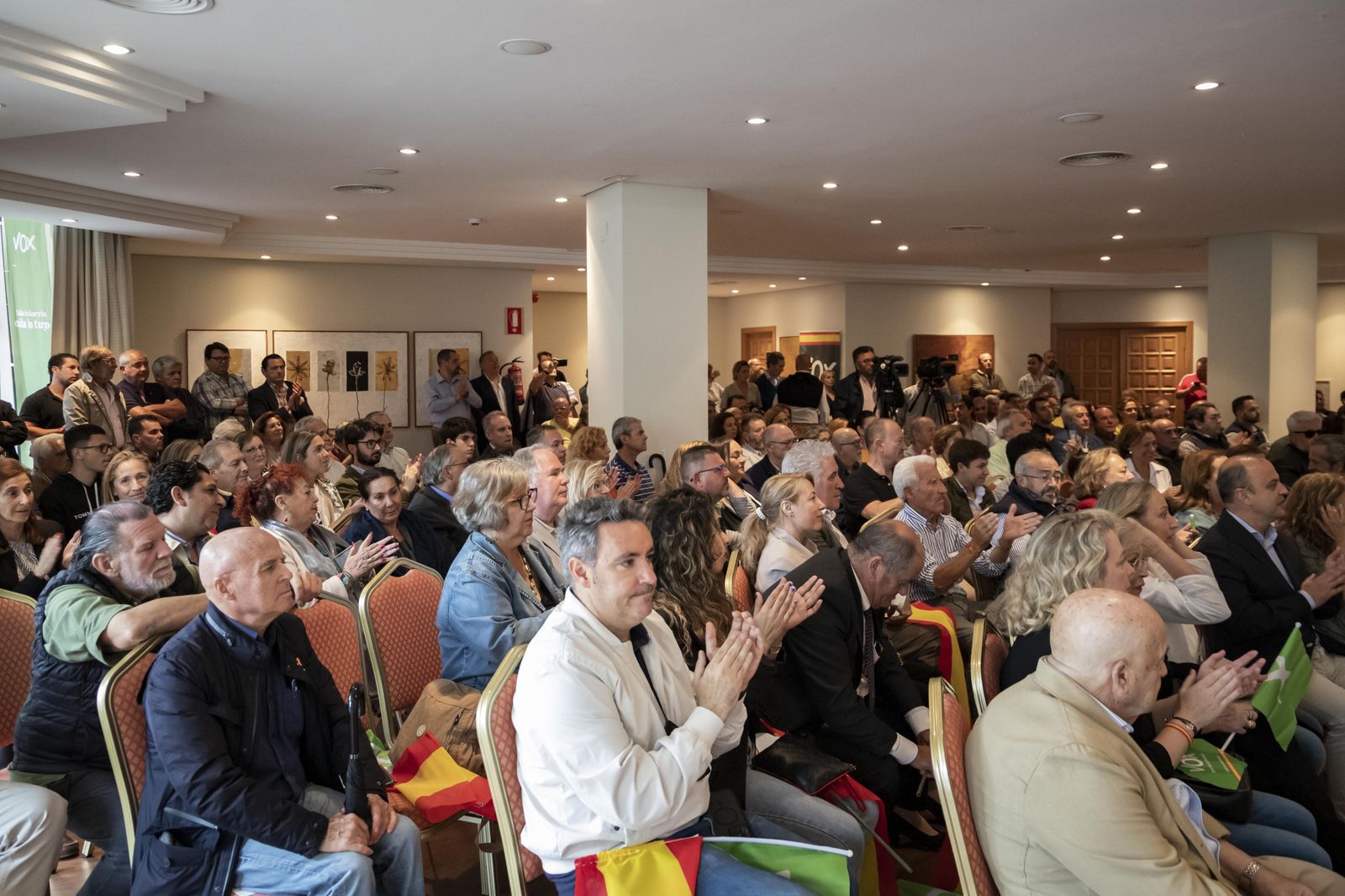 Espinosa de los Monteros, en un mitin de Vox en Jerez