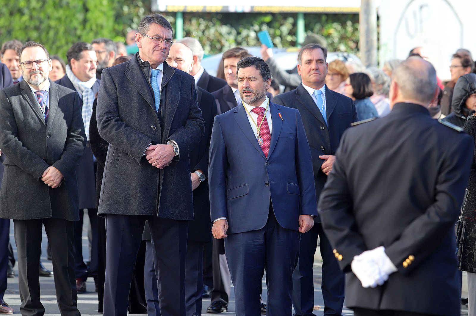Imágenes del ambiente en la procesión de San Sebastián