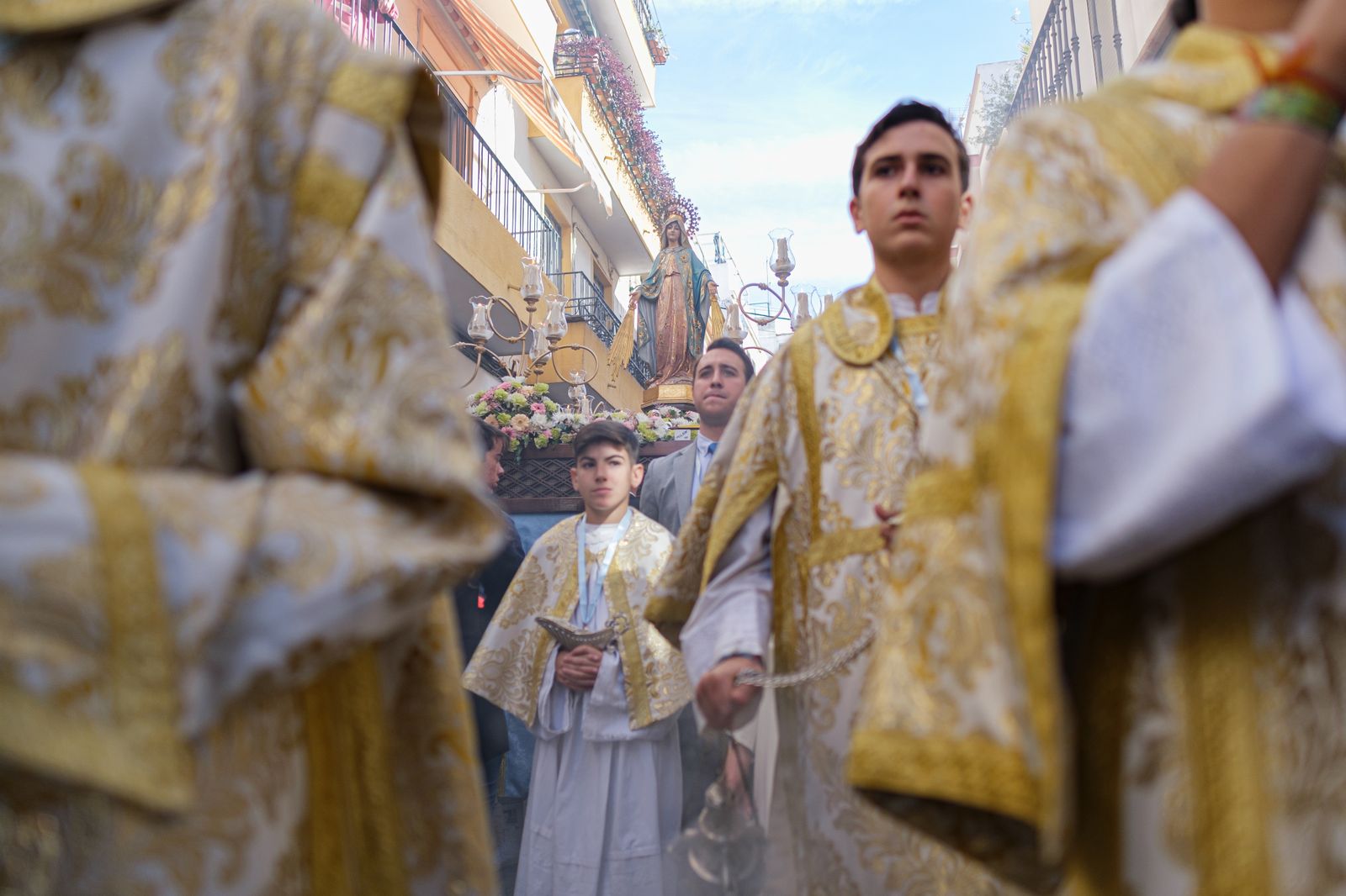 Las imágenes de la procesión de la Virgen Milagrosa de Triana