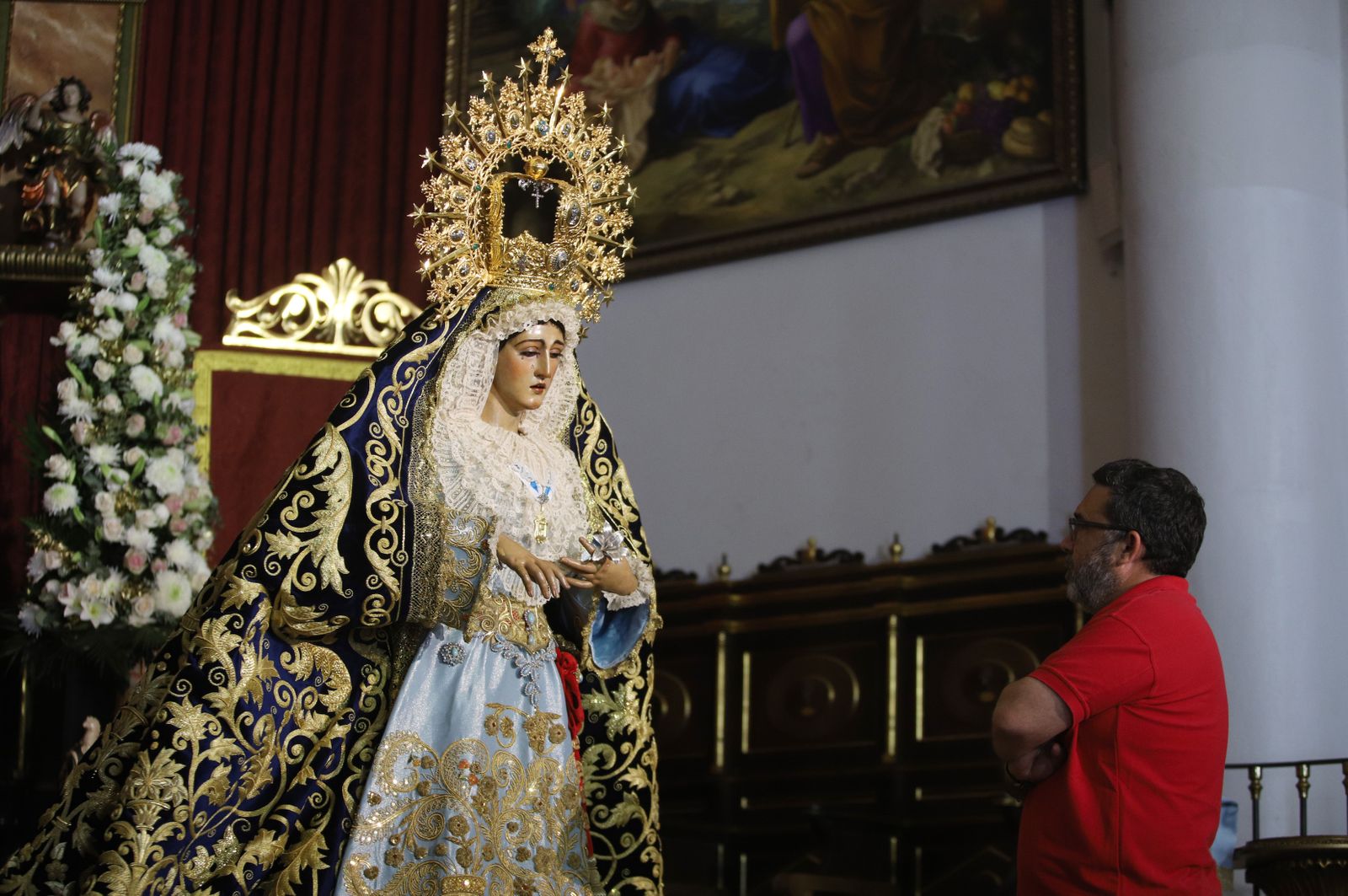 Imágenes del besamanos a María Santísima de la Amargura