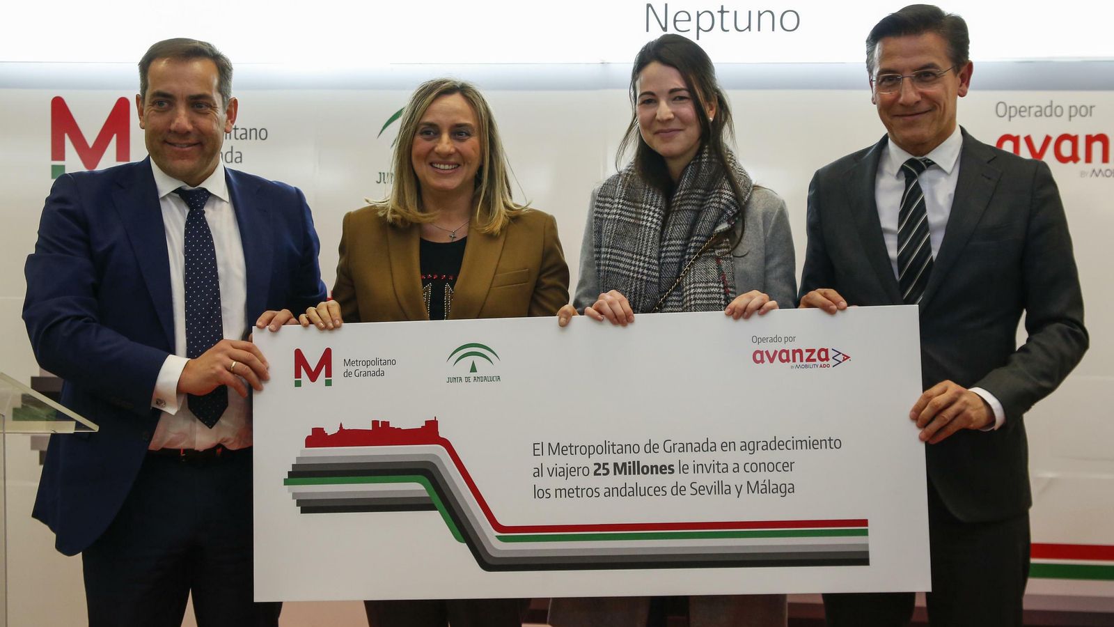 Recepcion al viajero 25 millones.