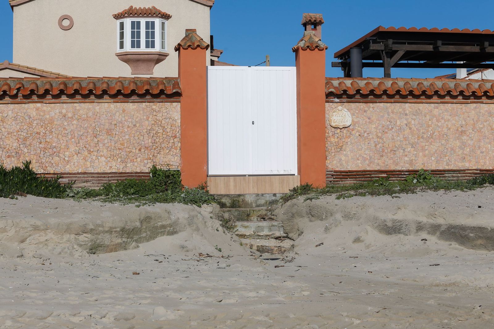 Las fotografías de los daños de las últimas borrascas en las playas de Getares y El Rinconcillo, en Algeciras