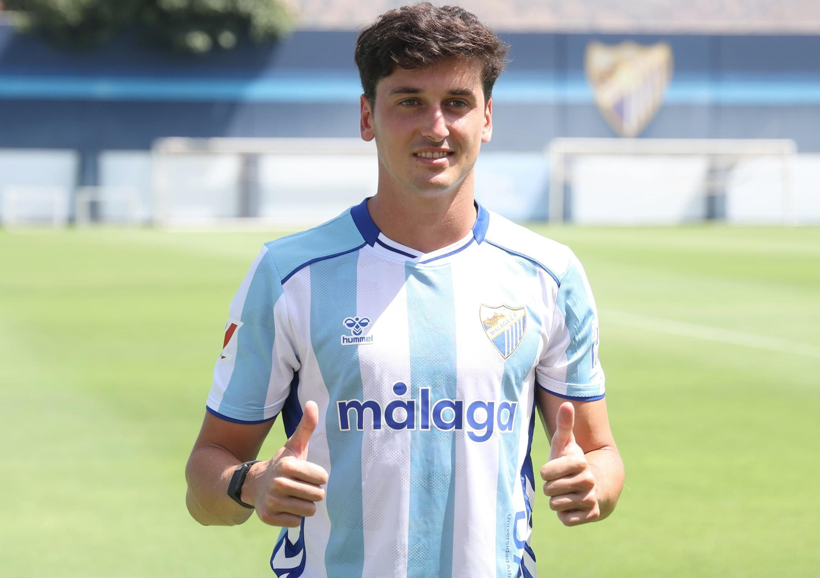 Carlos Dotor, su puesta de largo con el Málaga CF