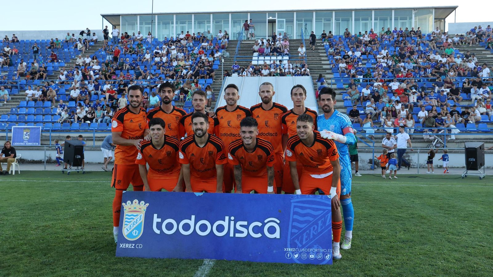 Once inicial del Xerez CD contra la Balona.
