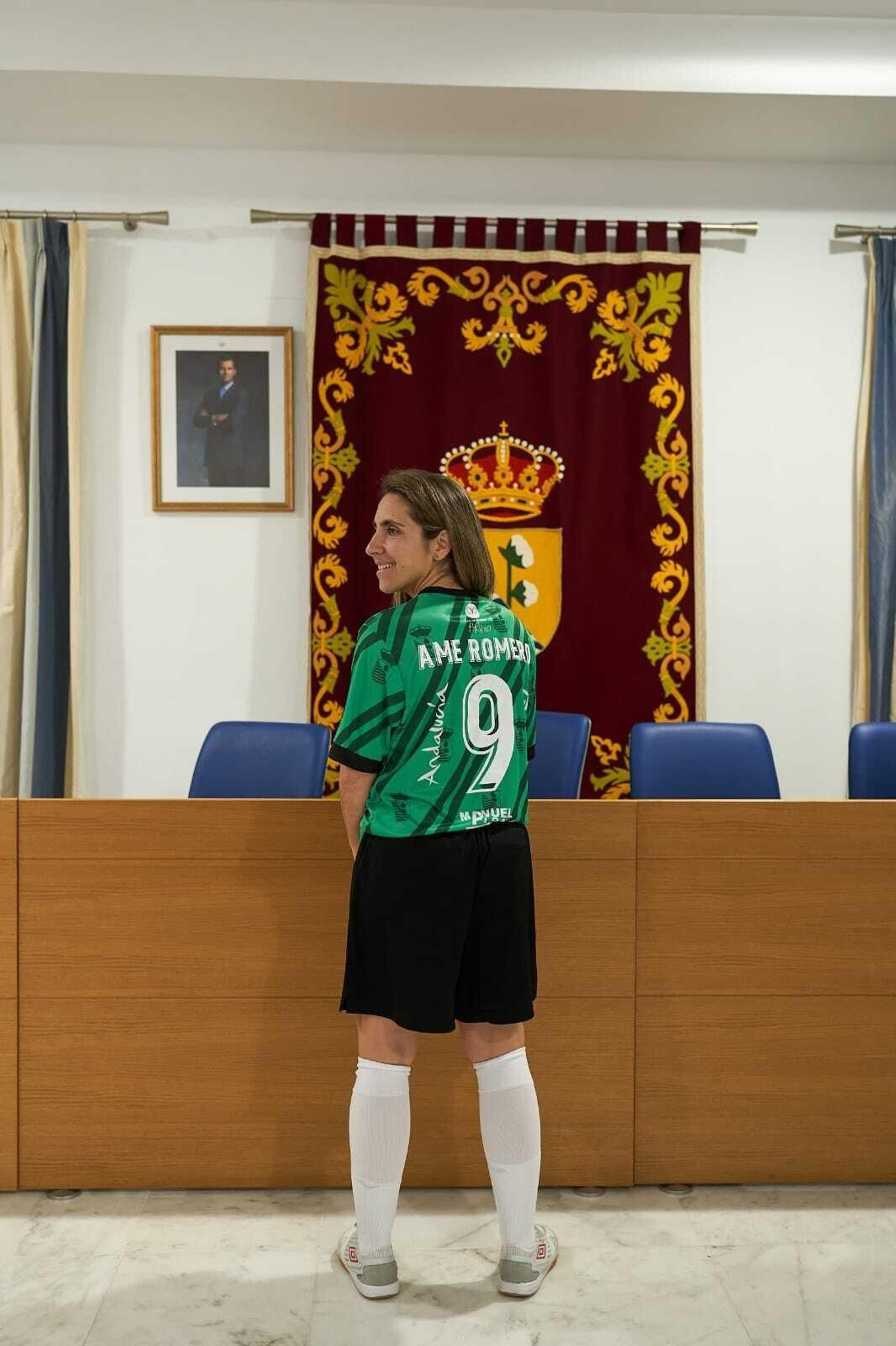 Los mejores momentos de la presentación de Ame Romero, jugadora del Guada FSF