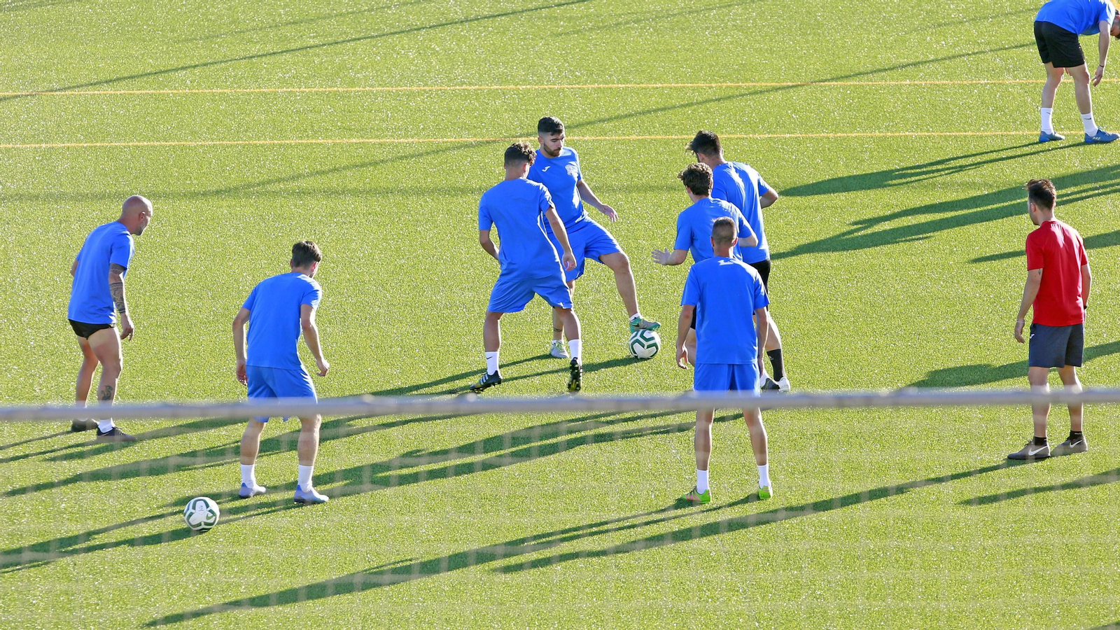 El Jerez Industrial entrenado en Picadueña