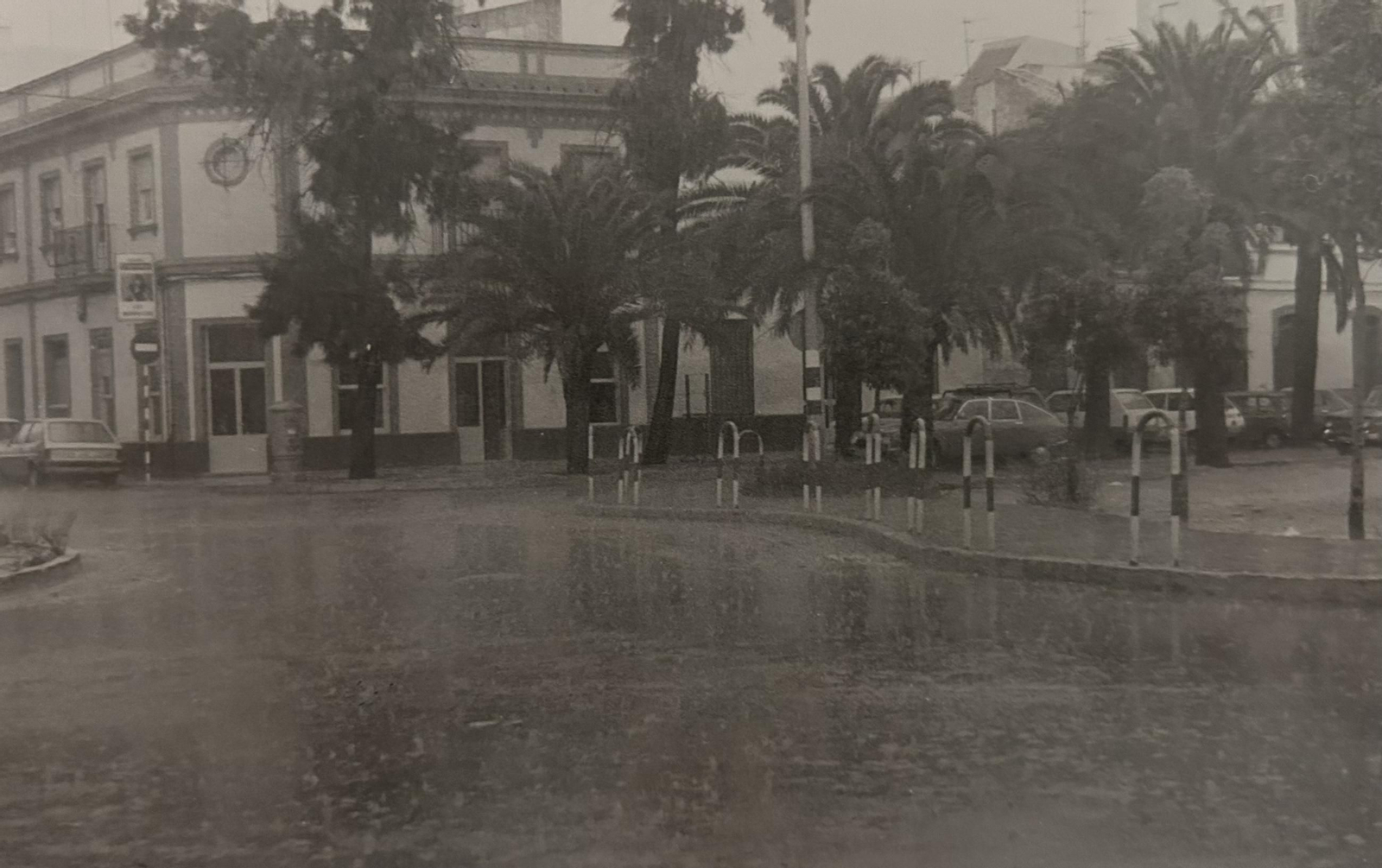 Efectos del temporal e inundaciones de enero de 1996 en Huelva.