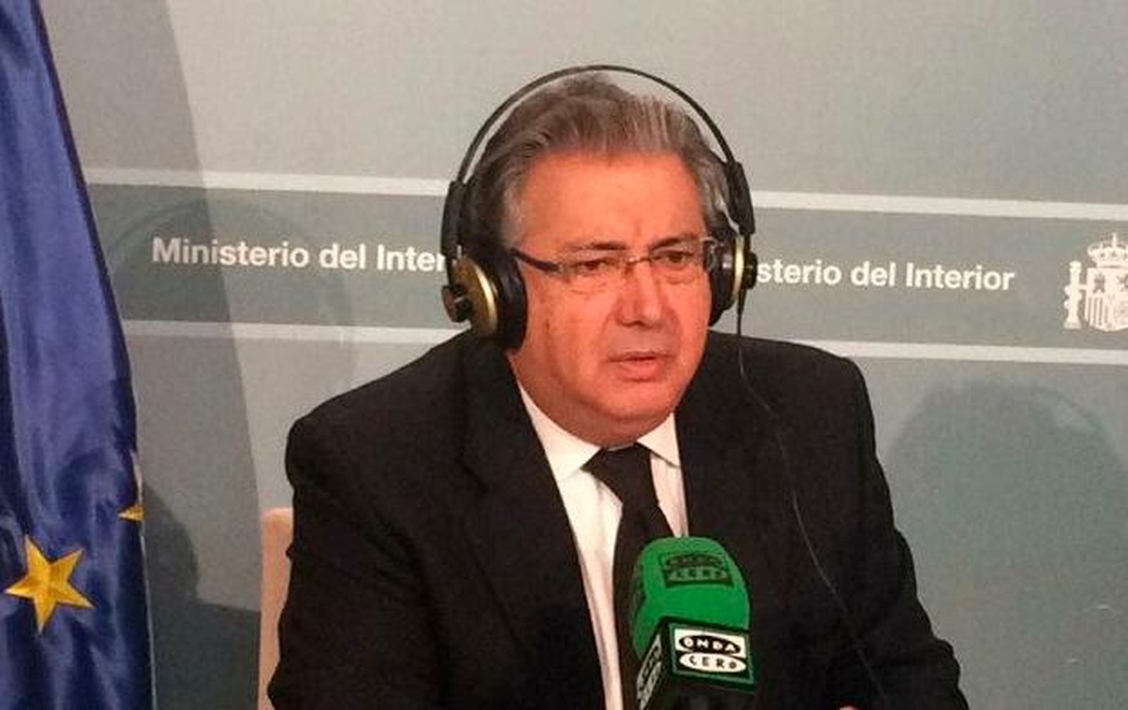 Juan Ignacio Zoido, durante su entrevista en Onda Cero.