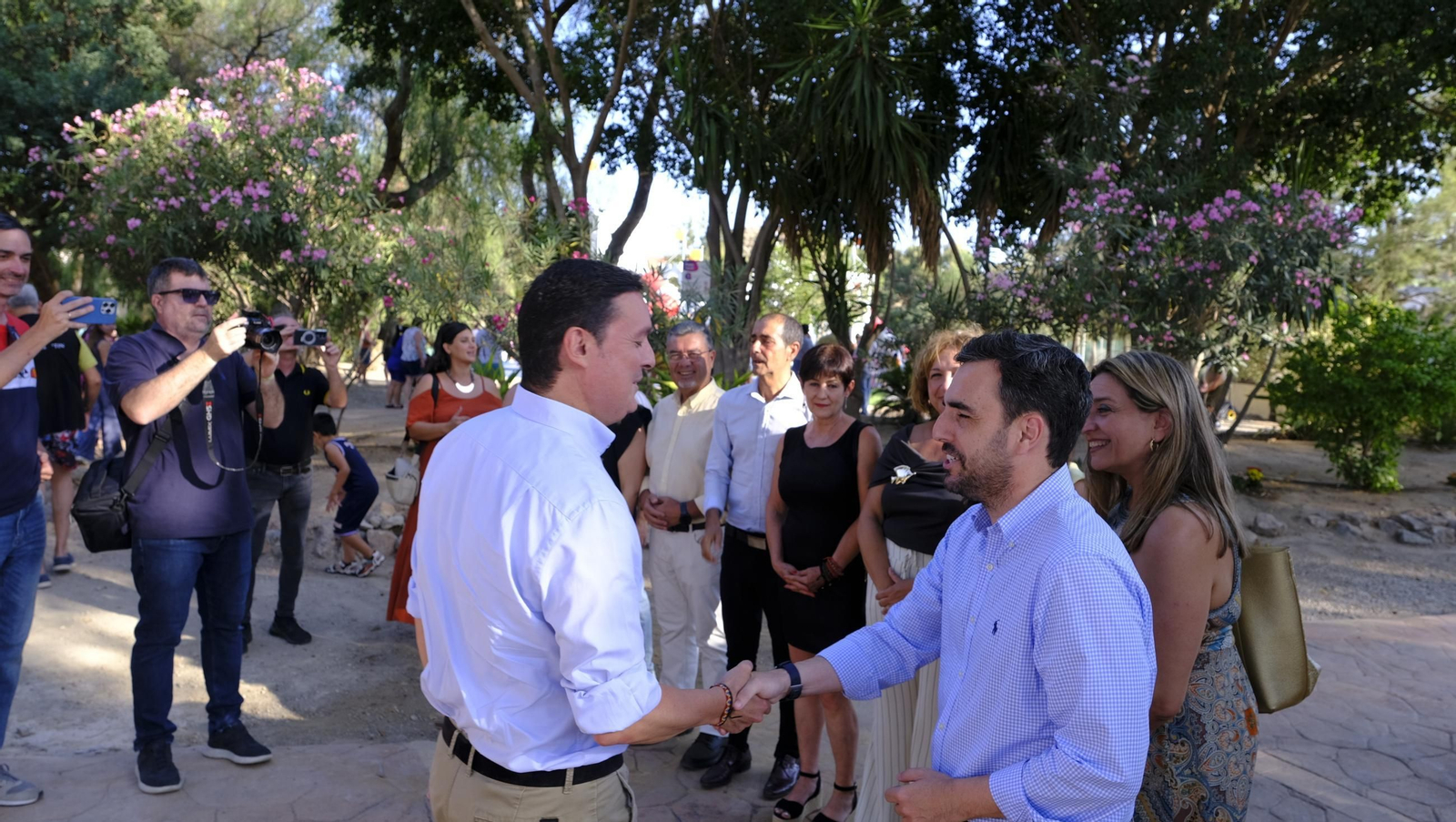 Inauguración del Parque de los Derechos Humanos, en Villa Inés (Huércal de Almería), en imágenes