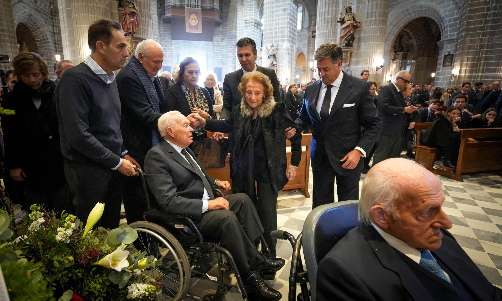 Imágenes del funeral de Álvaro Domecq en la catedral de Jerez